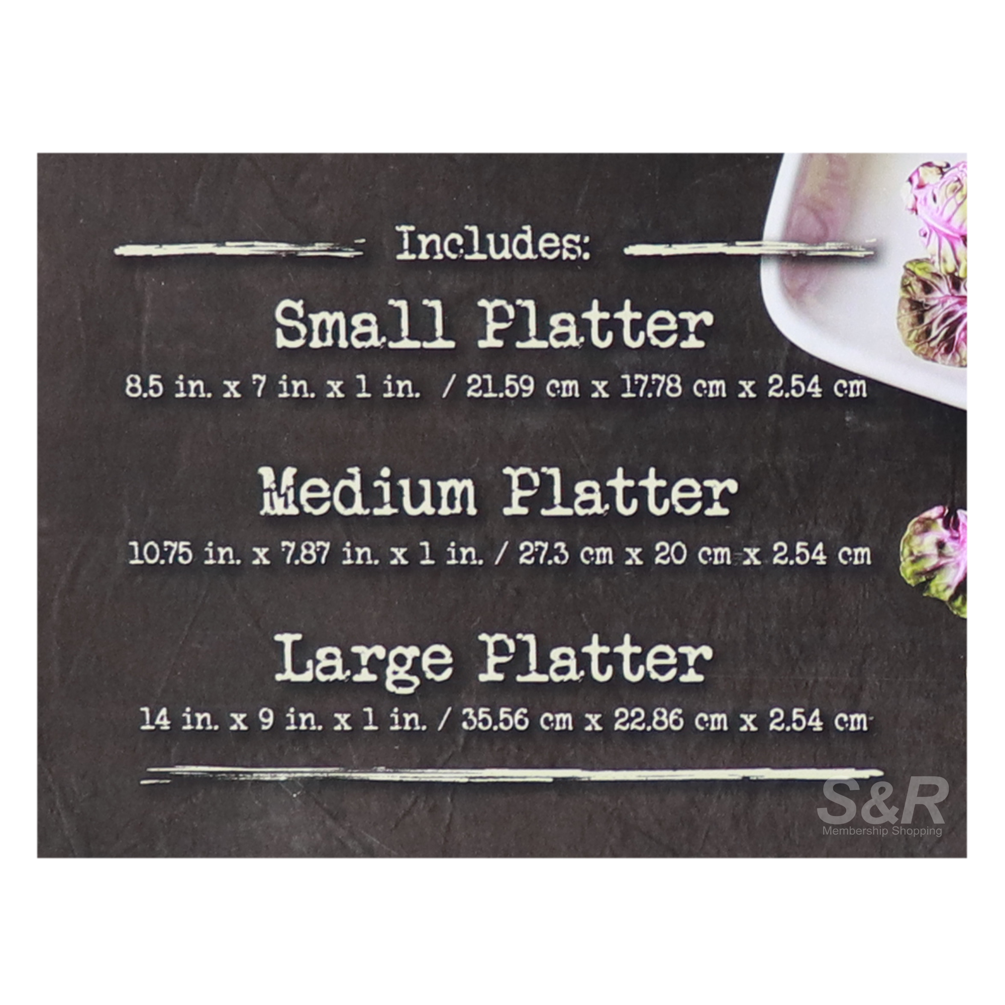3-Piece Platter Set