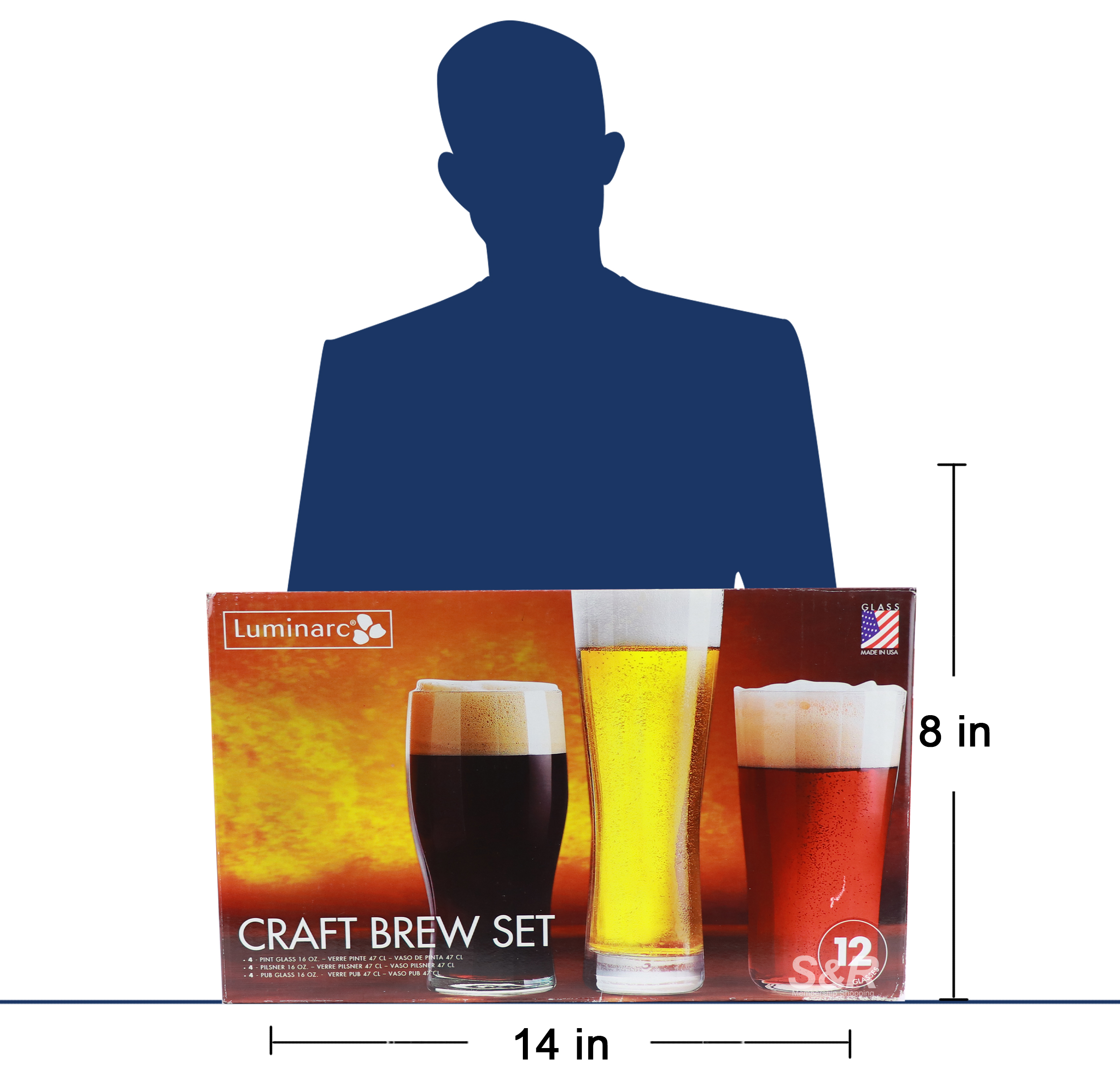 Luminarc Brewmaster glasses