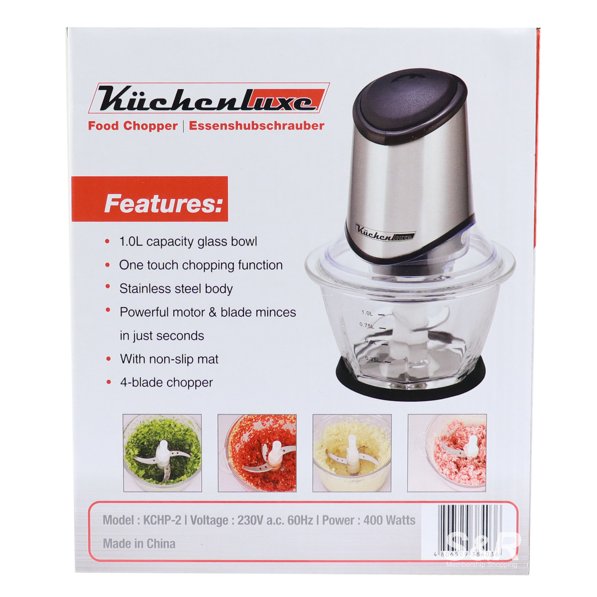 Kuchenluxe Food Chopper