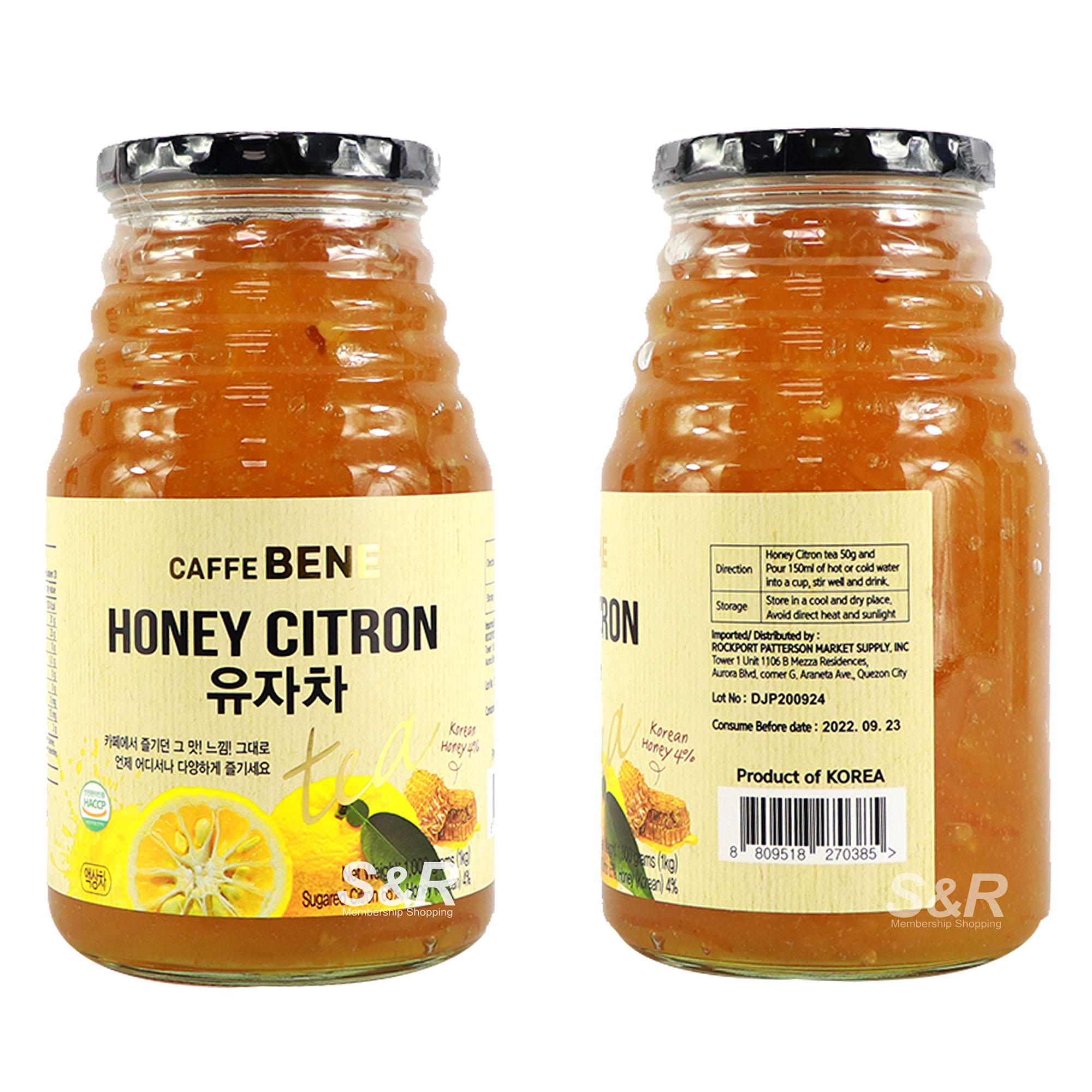 Caffe BENE Citron Tea
