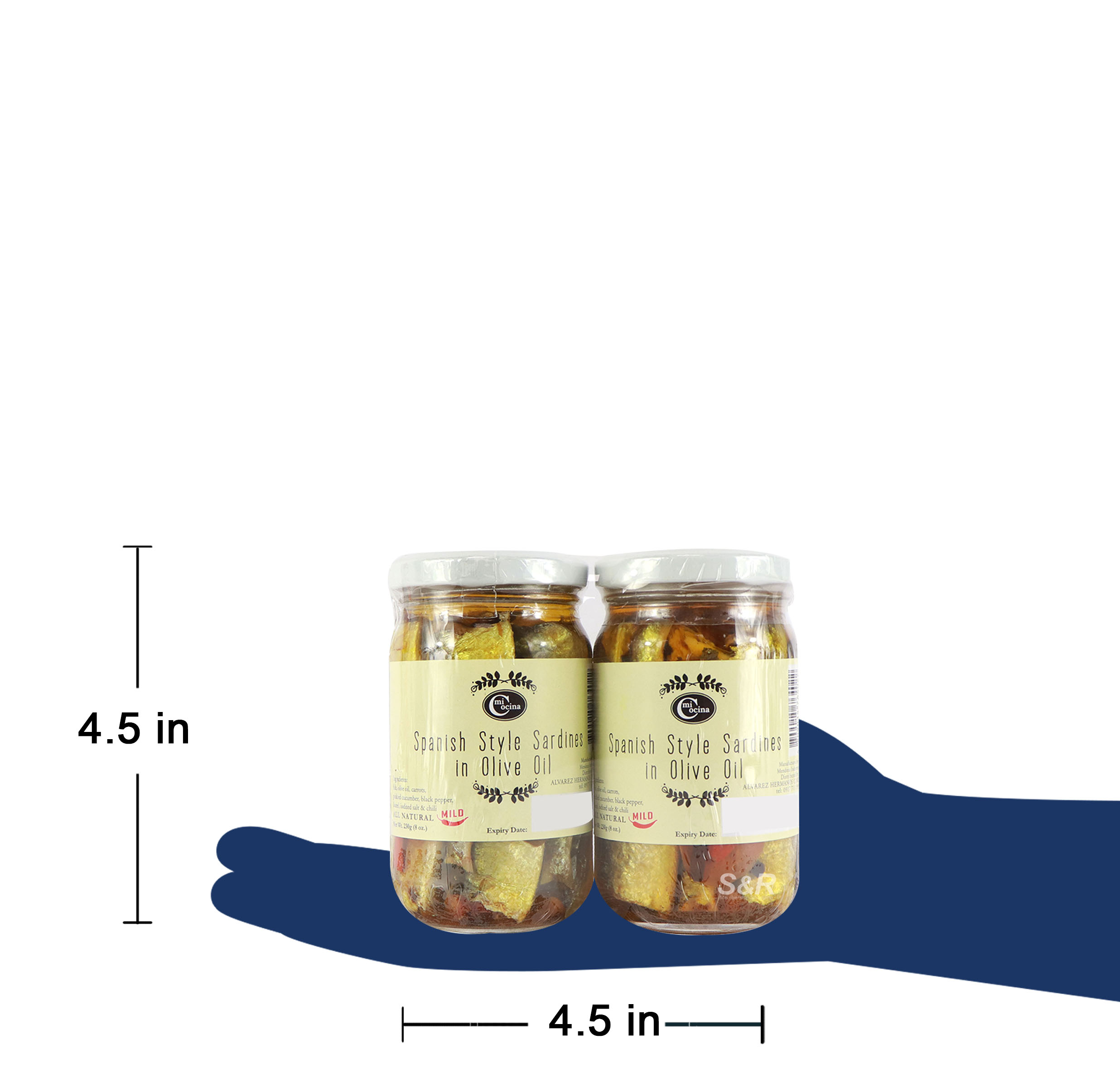 Mi Cocina Spanish Style Sardines in Olive Oil 2 jars