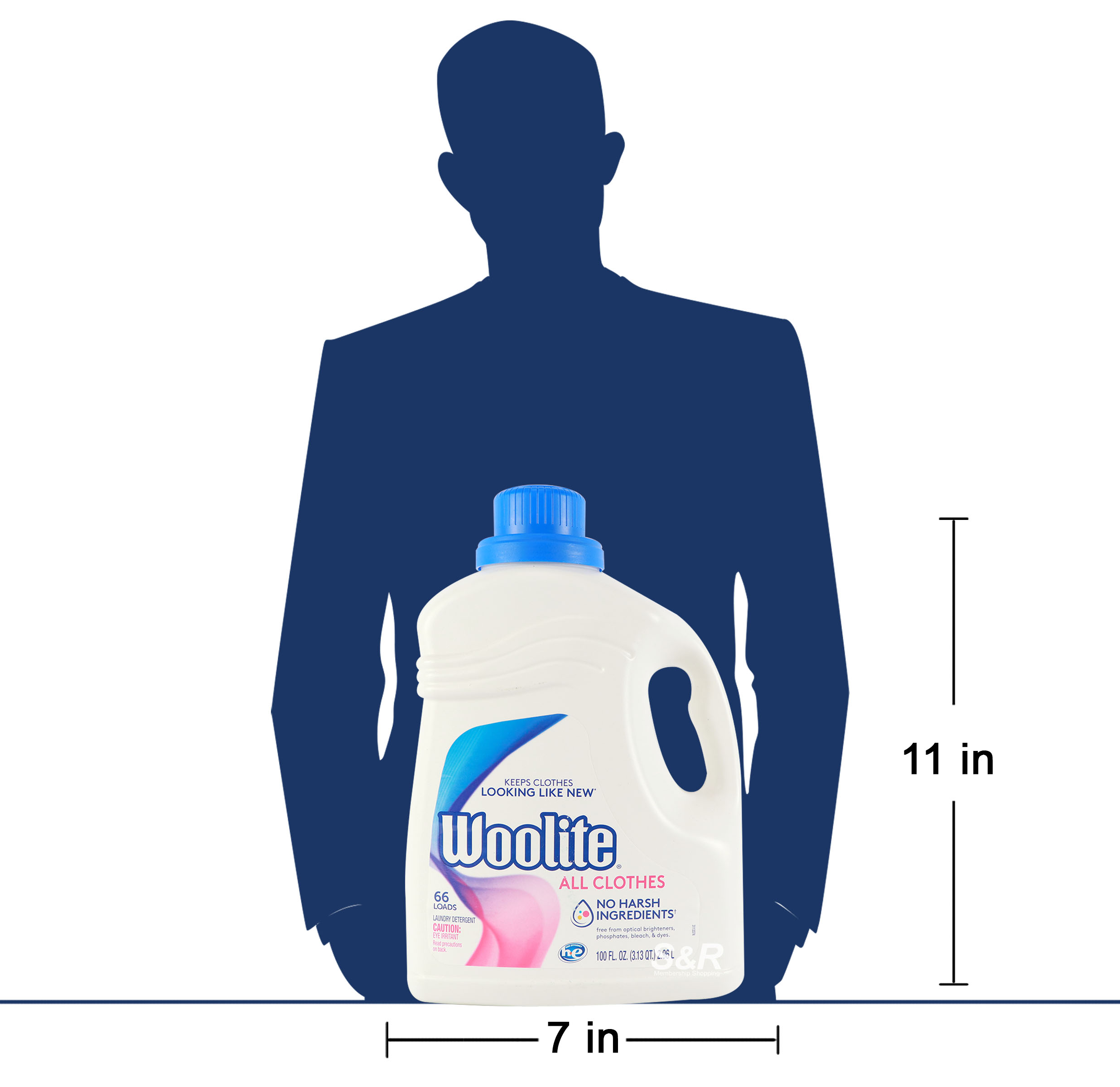 Woolite All Clothes Liquid Detergent 2.96L