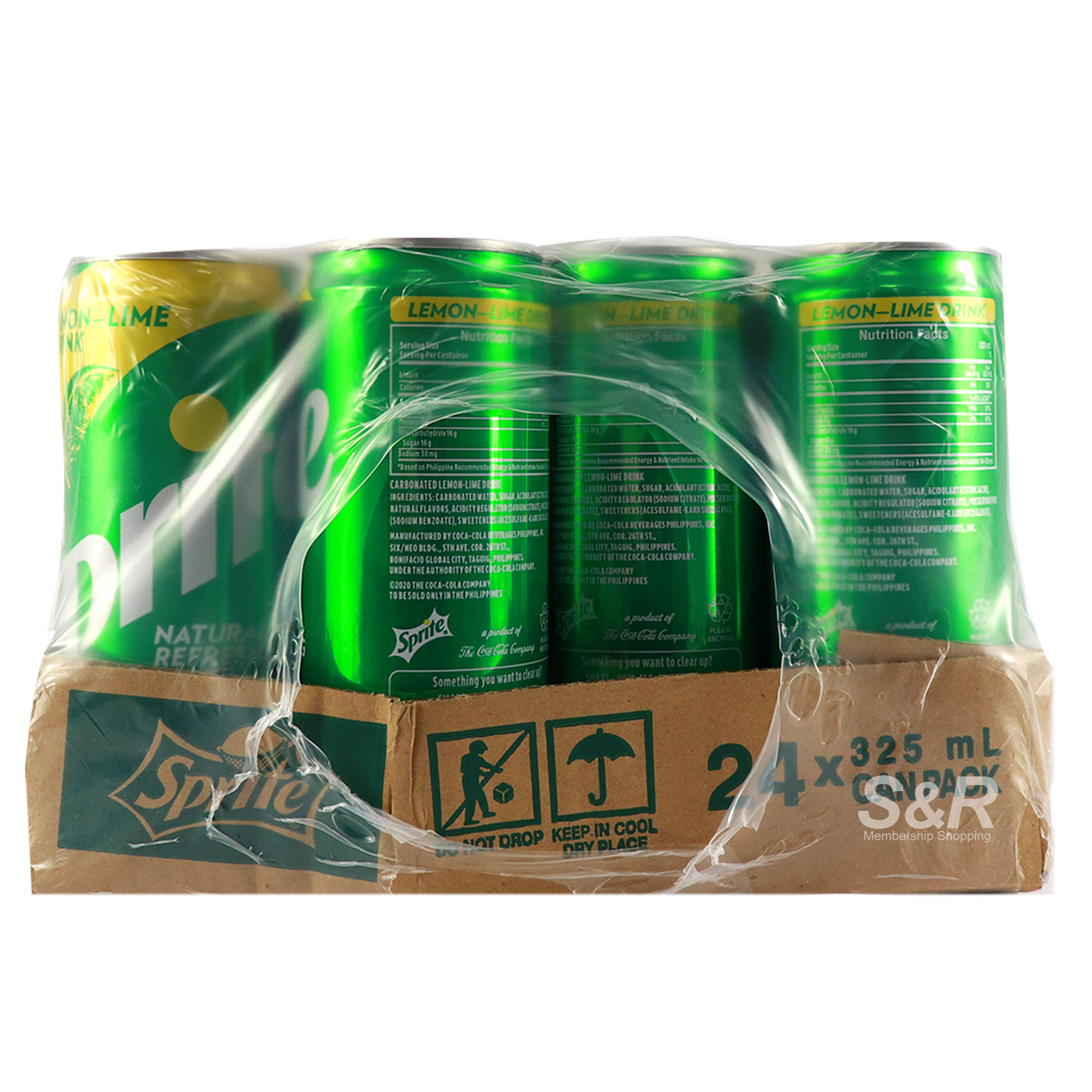 Sprite Lemon Lime Drink 24 cans