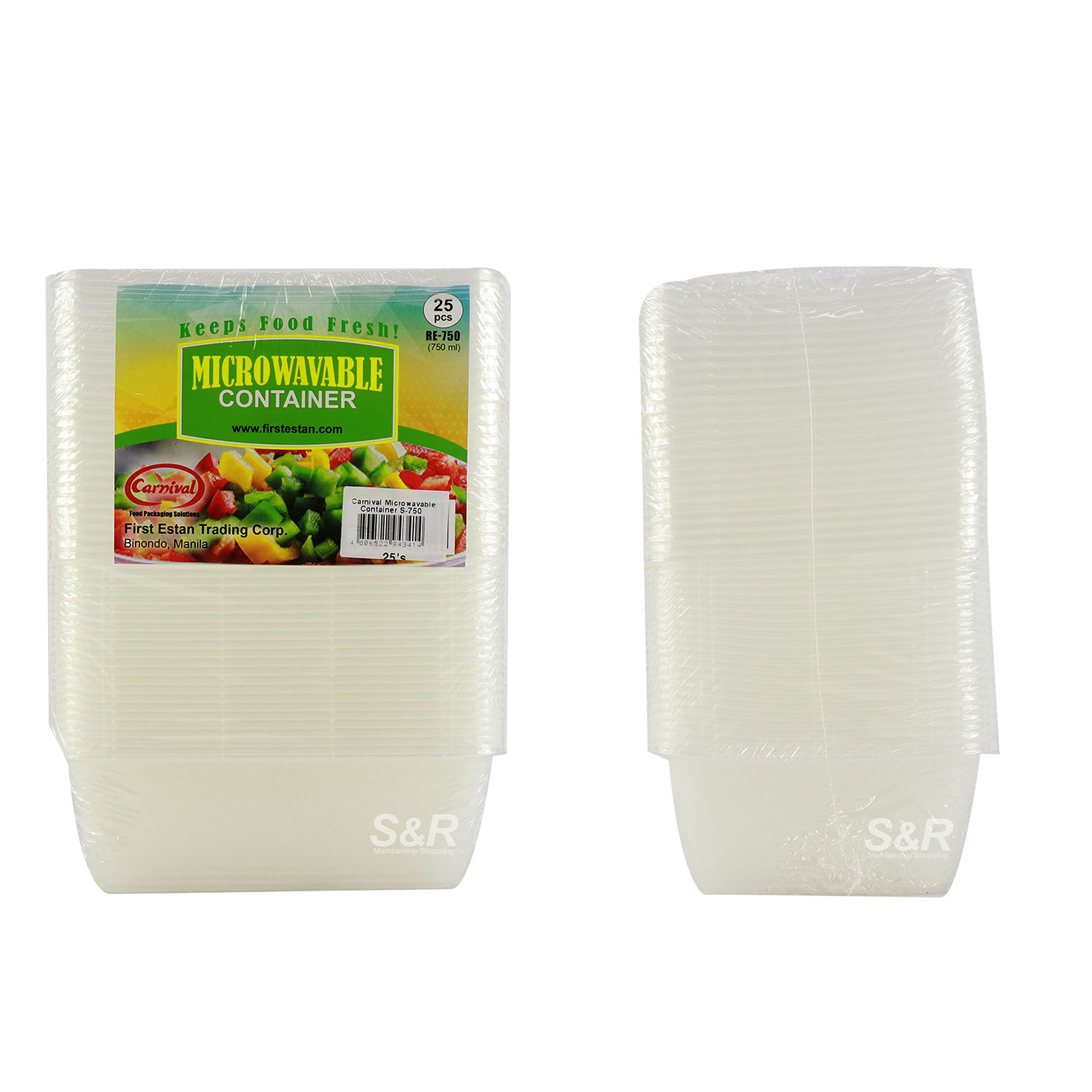 Carnival Microwavable Food Container