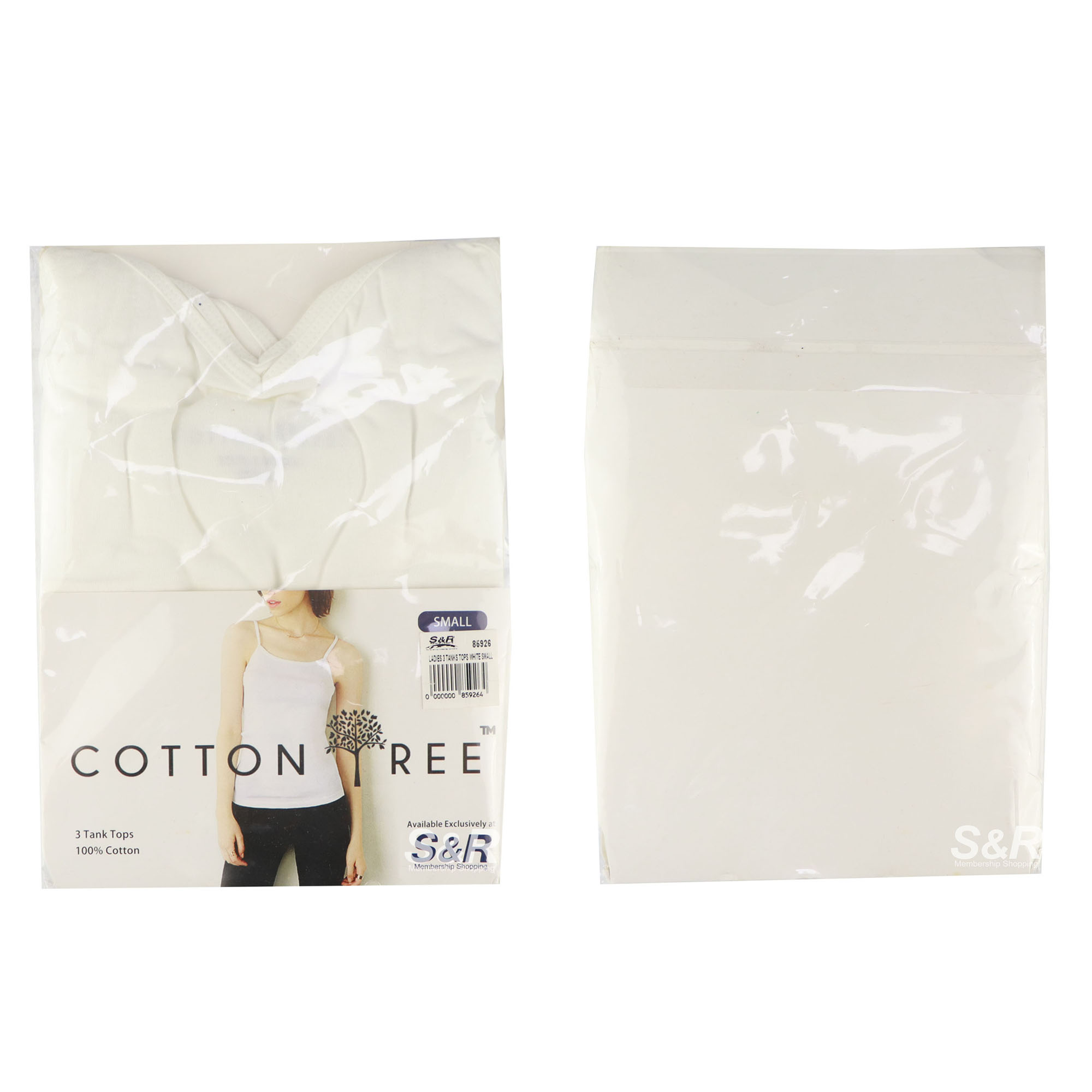Cotton Tree Ladies' White Tank Top