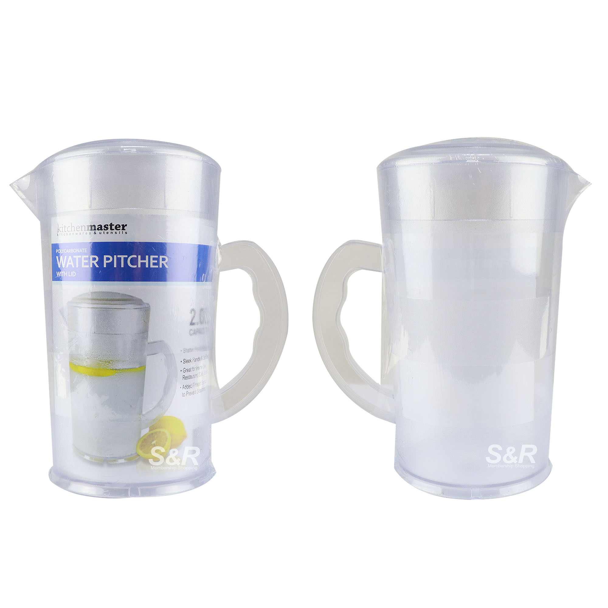Kitchenmaster Water Pitcher with Lid 2L