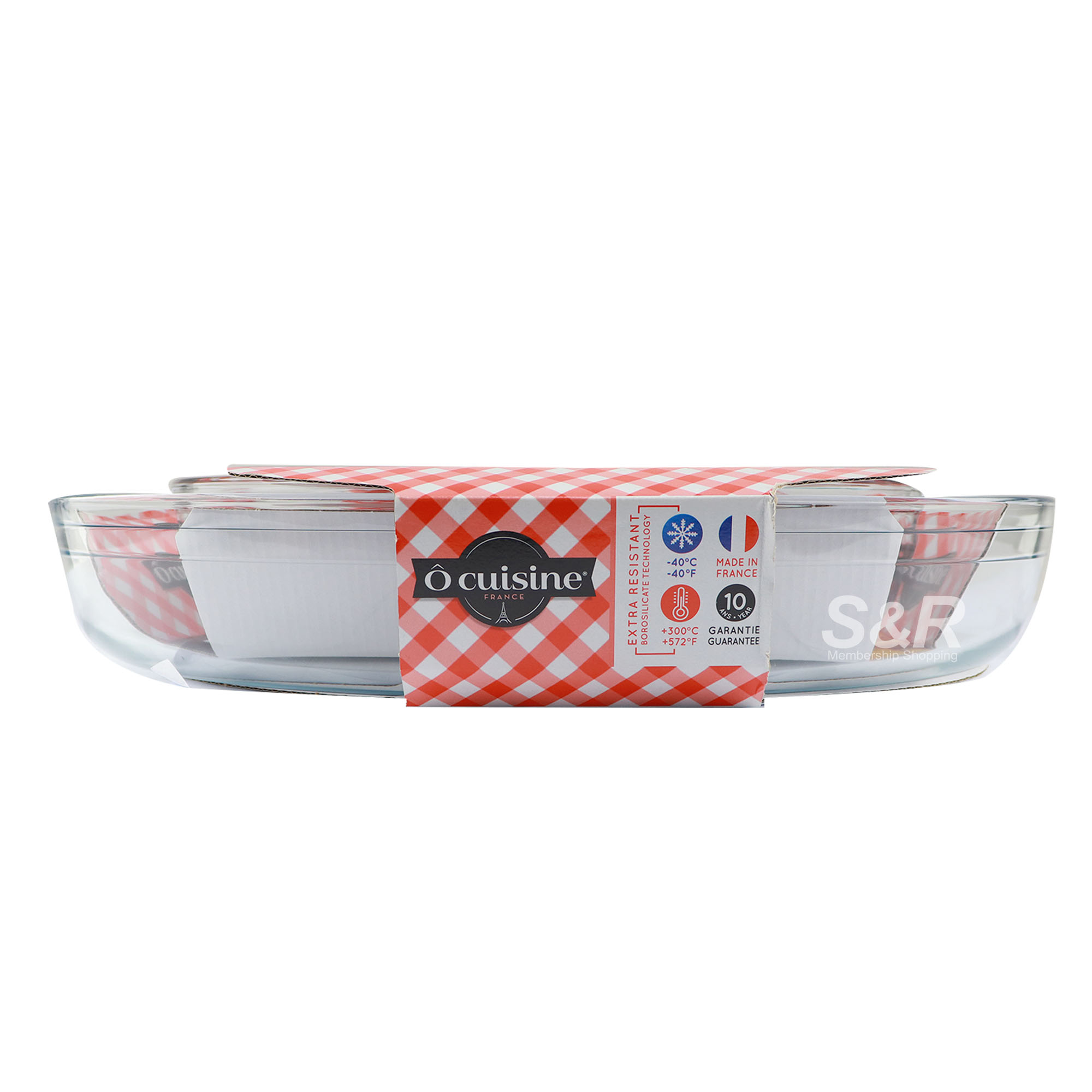 Ocuisine Roaster Oval 2pc Glassware