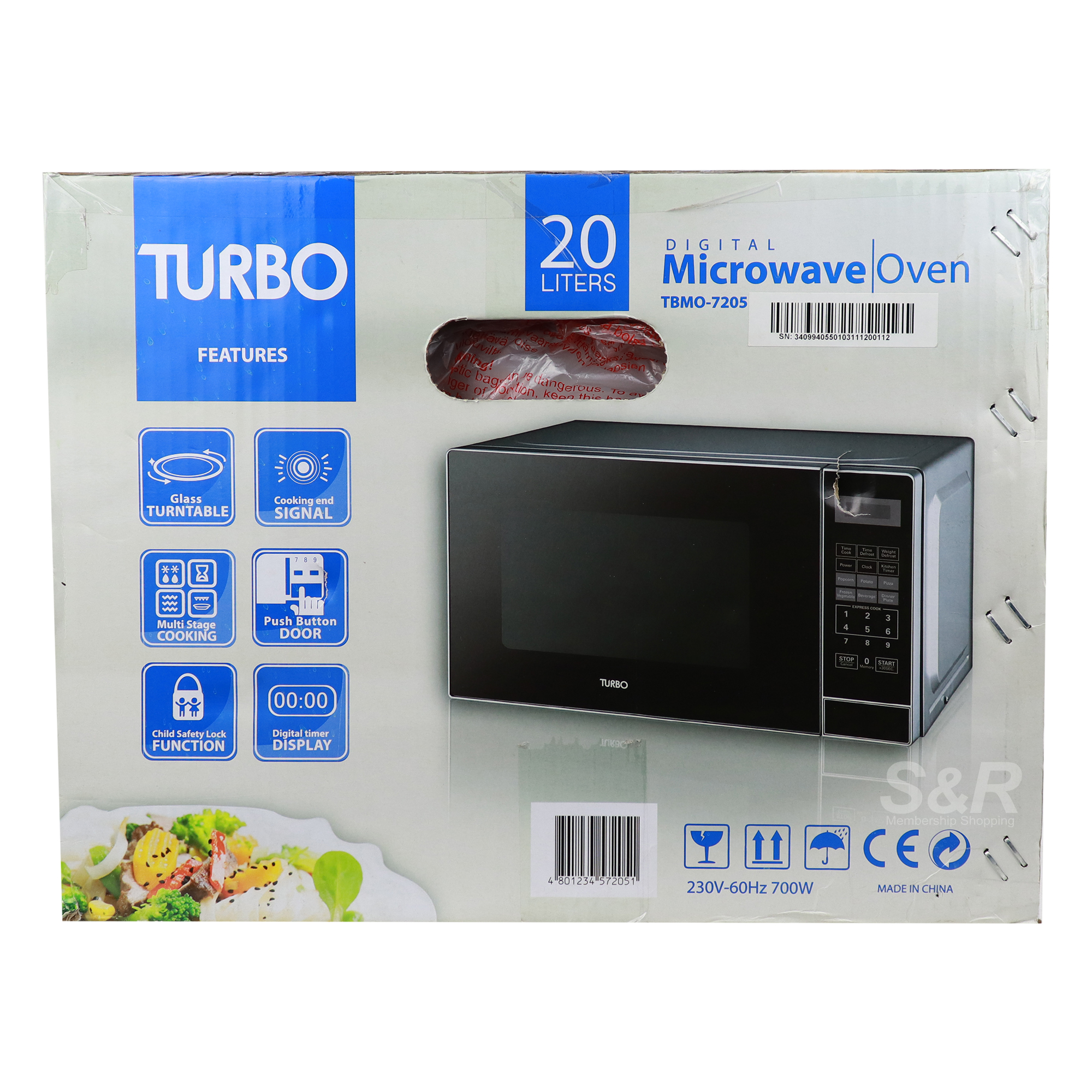 Turbo Digital Microwave Oven