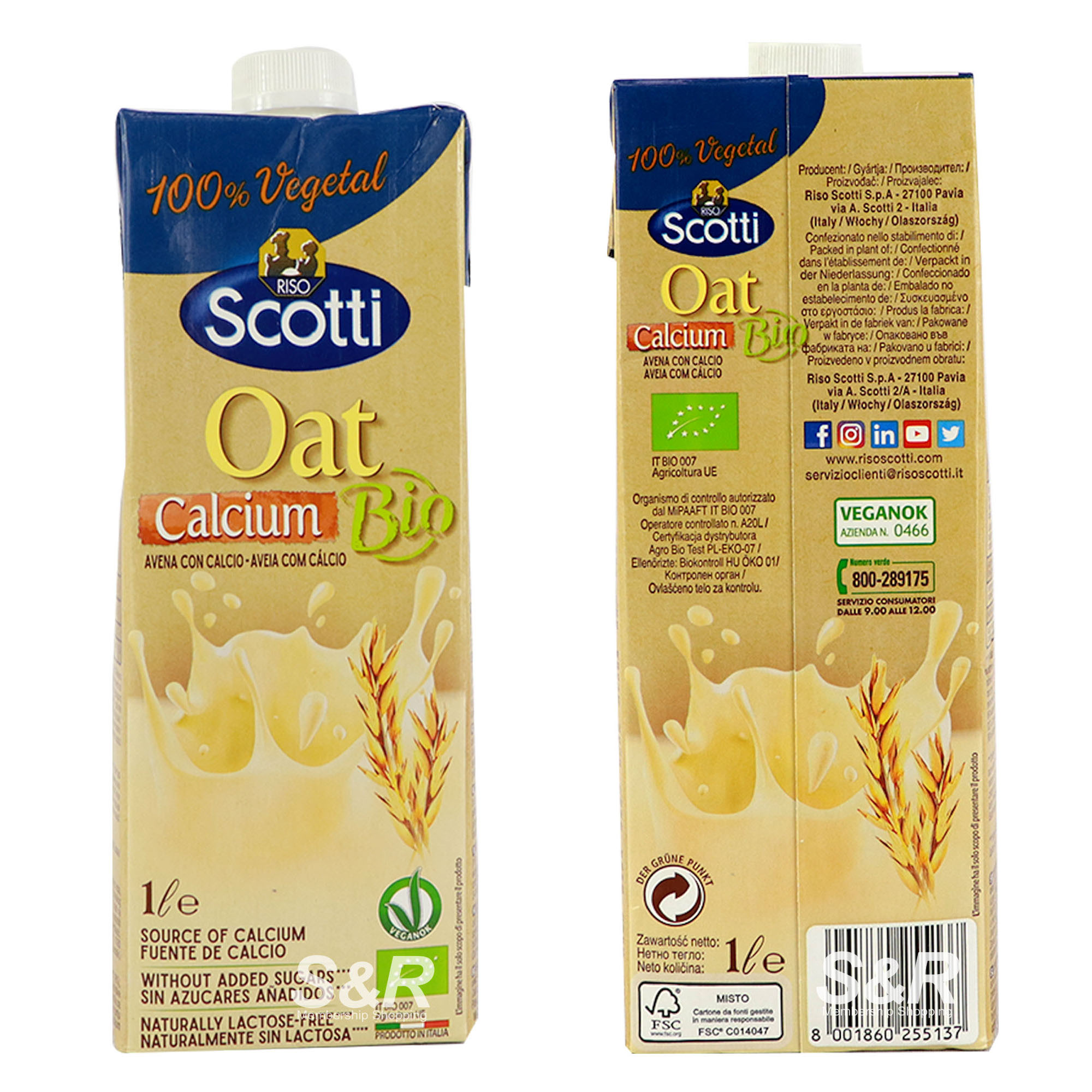 Riso Scotti Vegetal Oat Drink