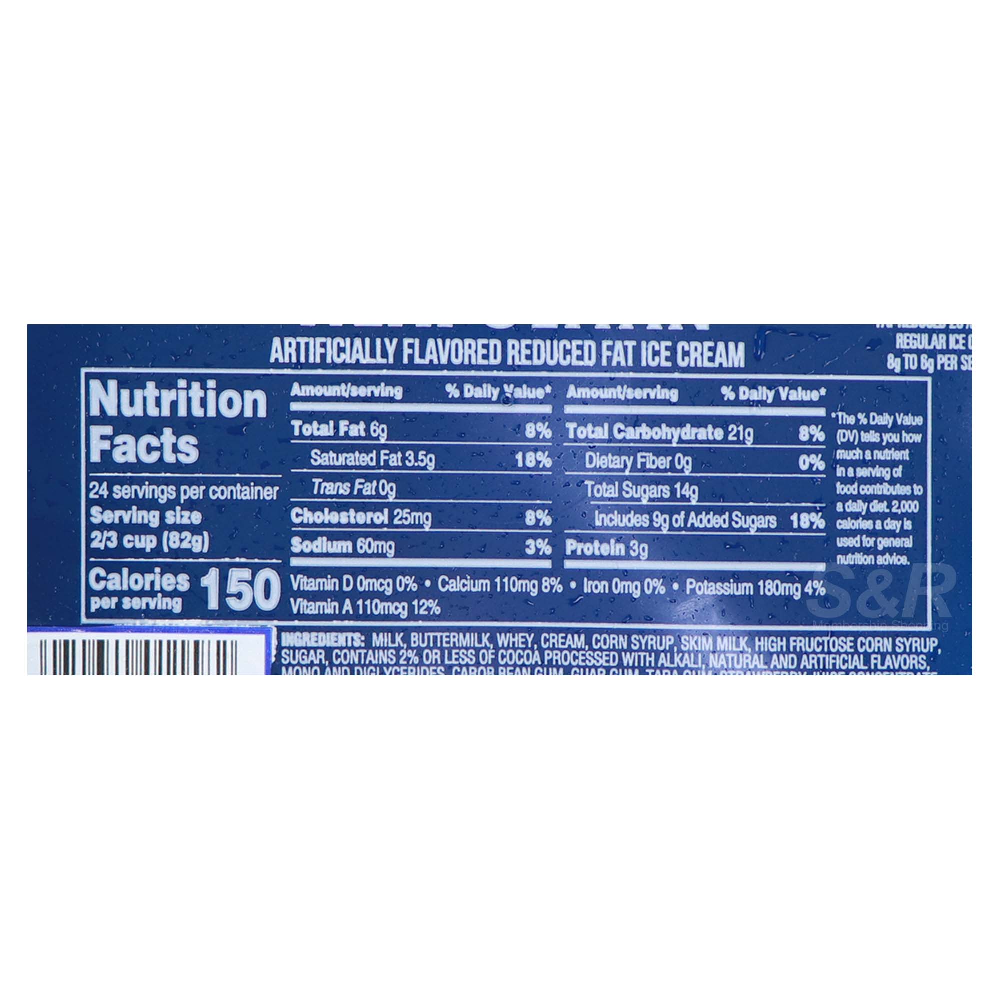 Blue Bunny Ribbon Classics Neapolitan Ice Cream 3.78L