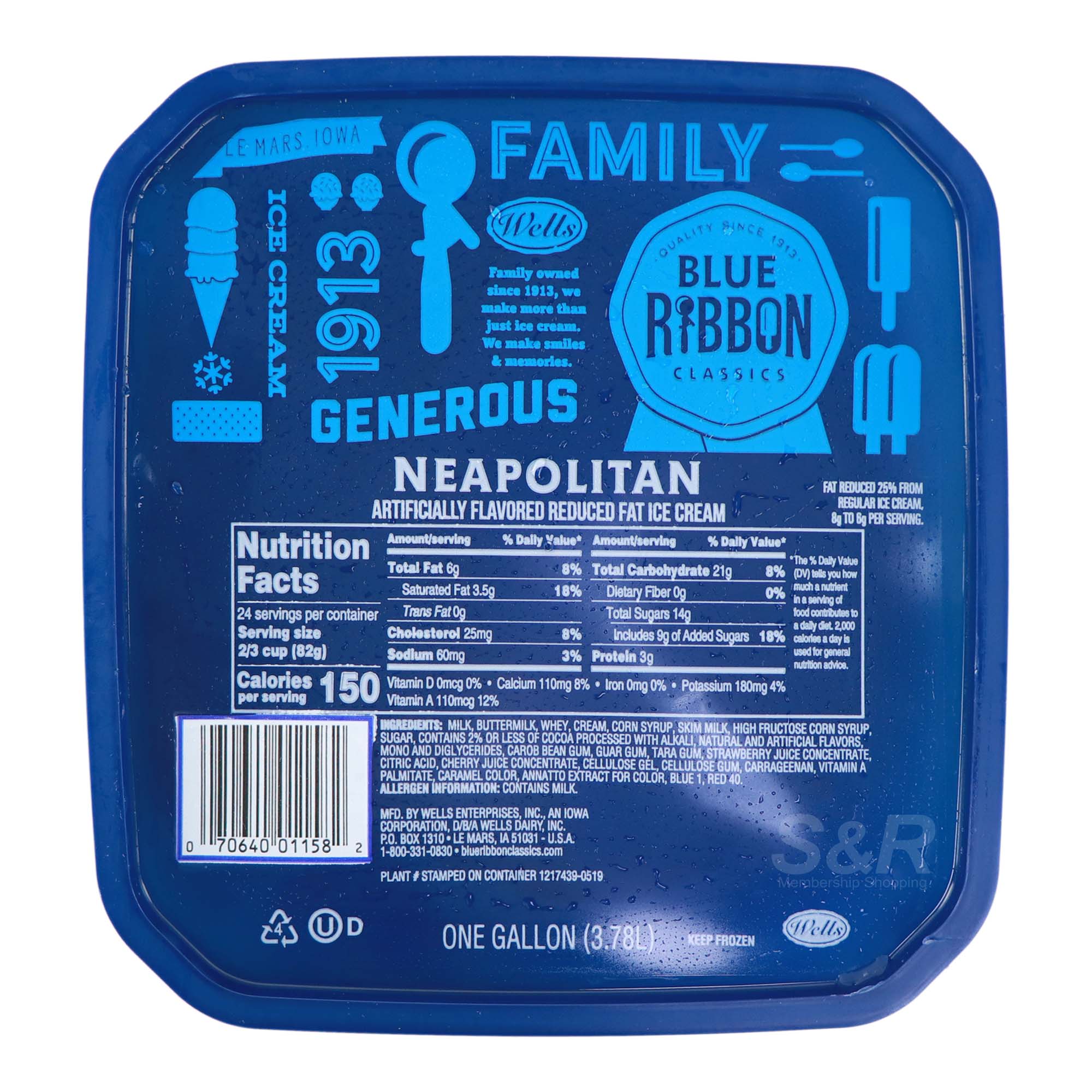 Blue Bunny Ribbon Classics Neapolitan
