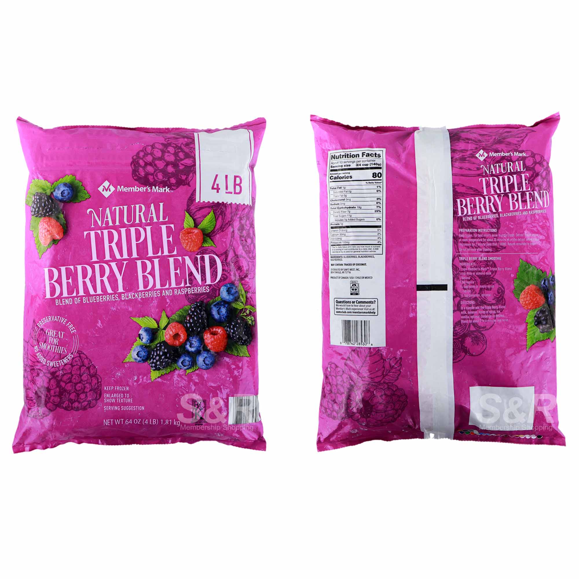Member’s Mark Natural Triple Berry