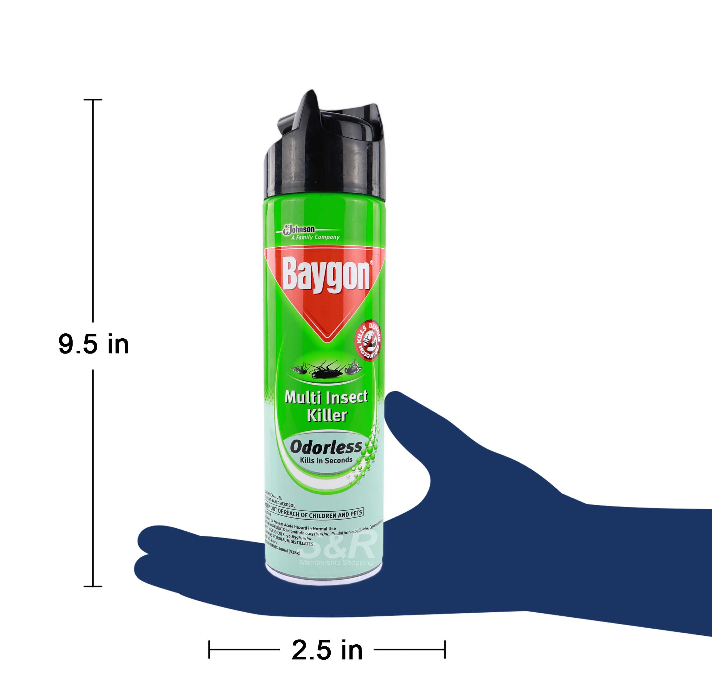 Baygon Multi Insect Killer Odorless 500mL