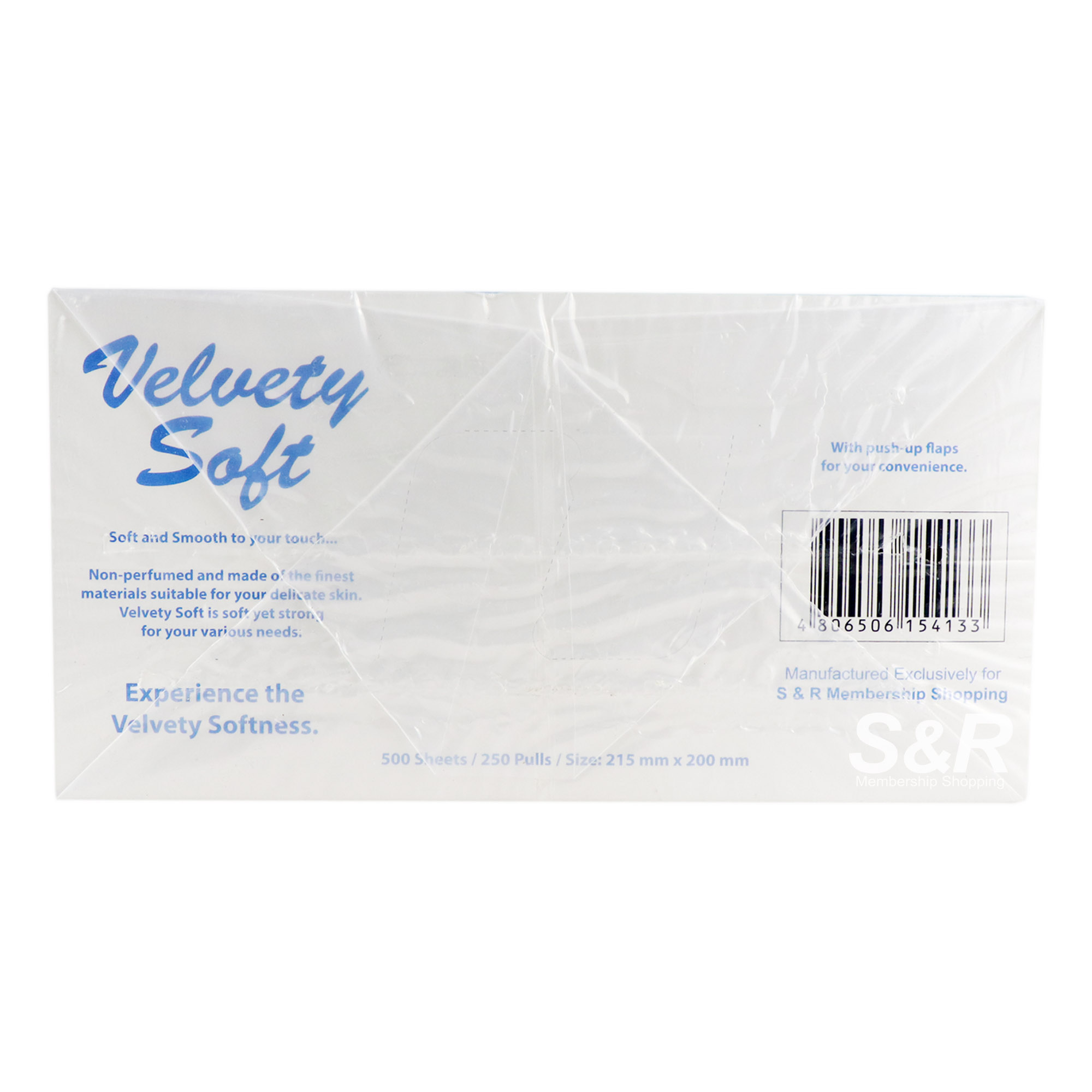 Velvety Soft White Facial Tissues