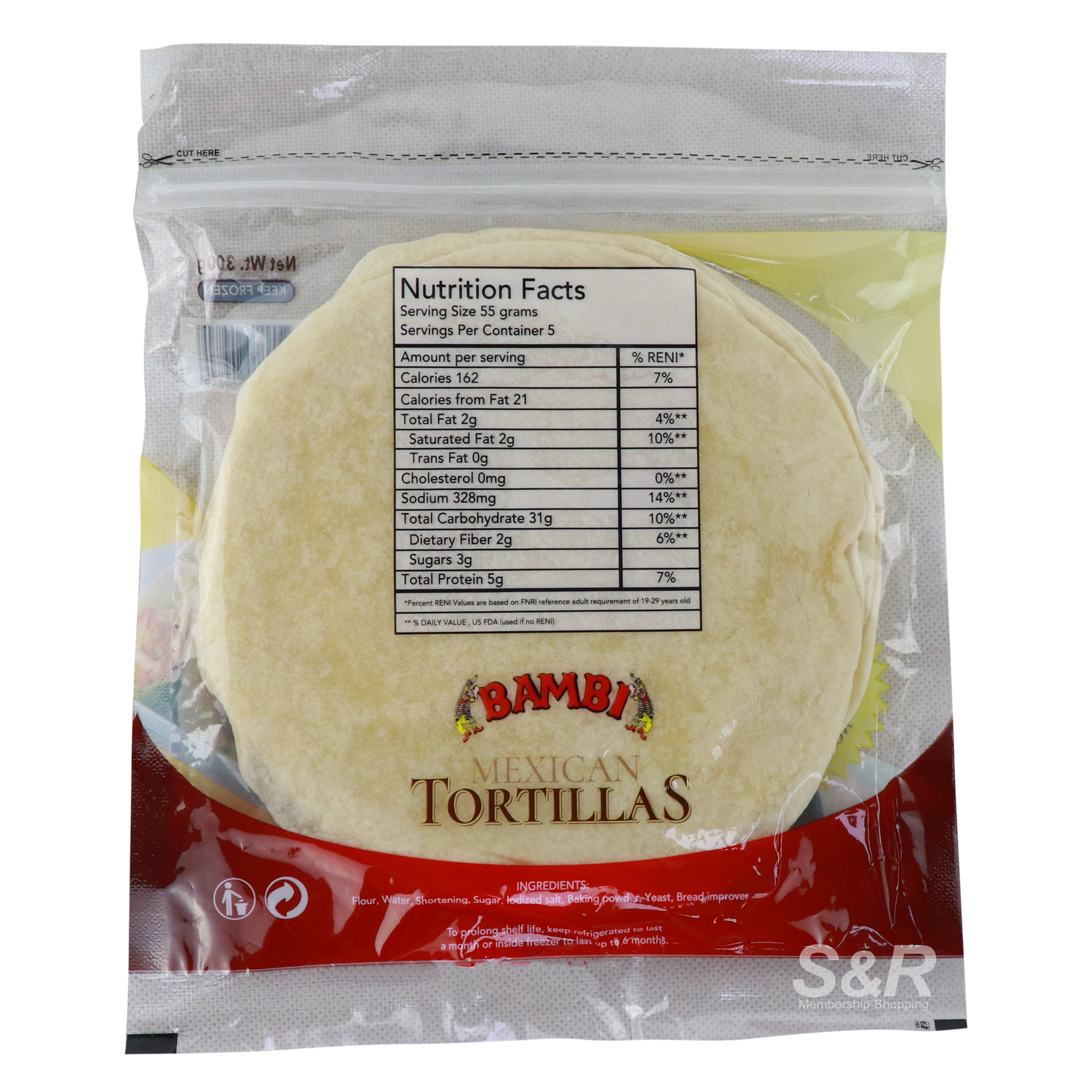 Bambi Mexican Tortillas 12pcs