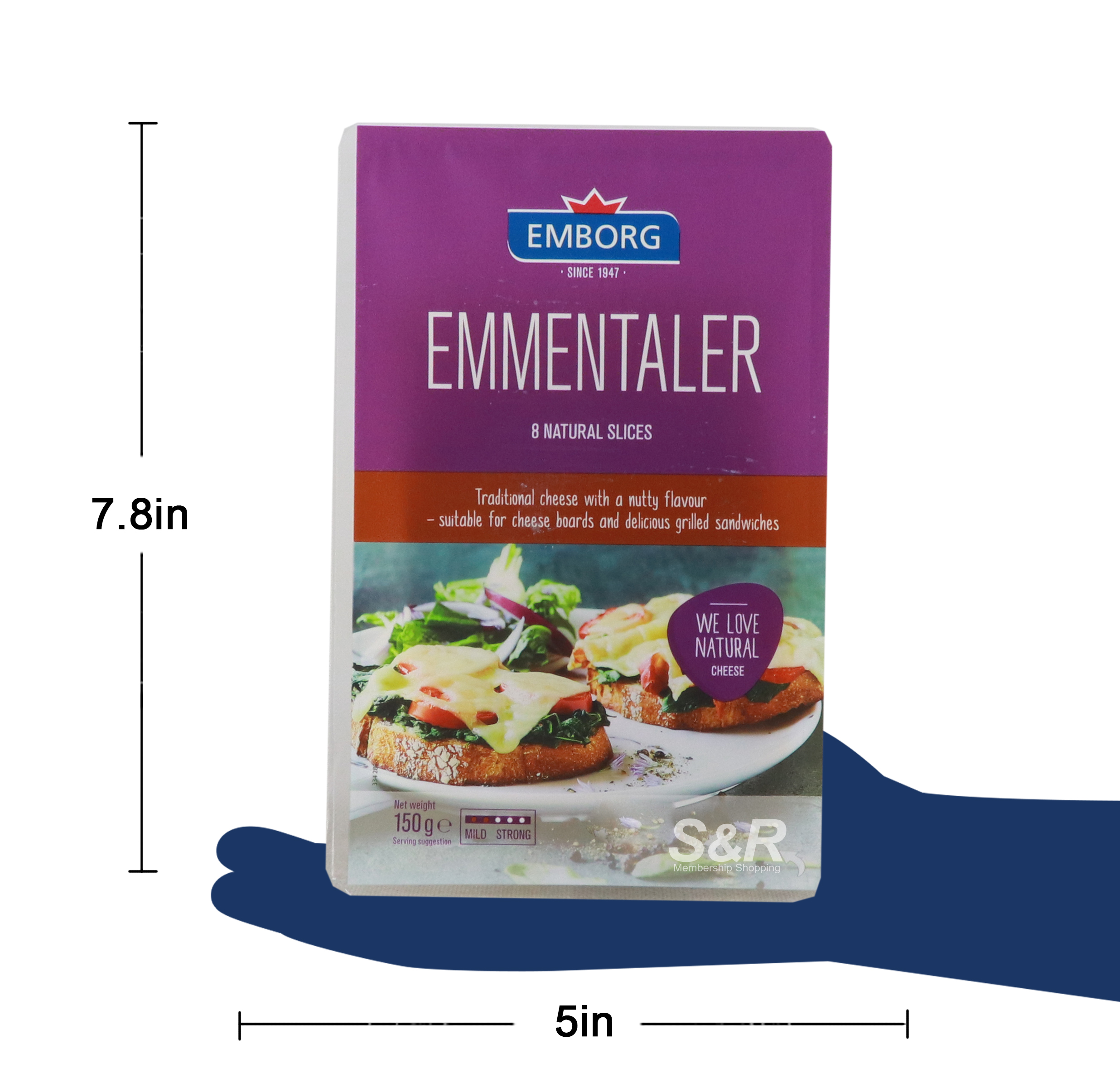 Emborg Emmentaler Cheese Slices
