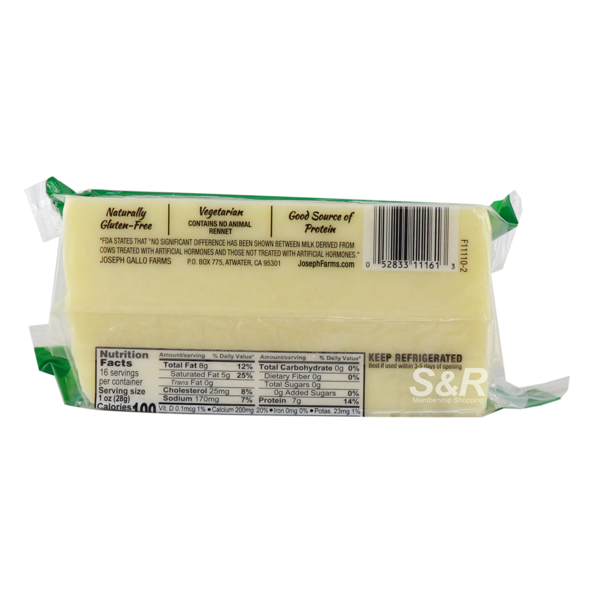 Joseph Farms Monterey Jack Cheese