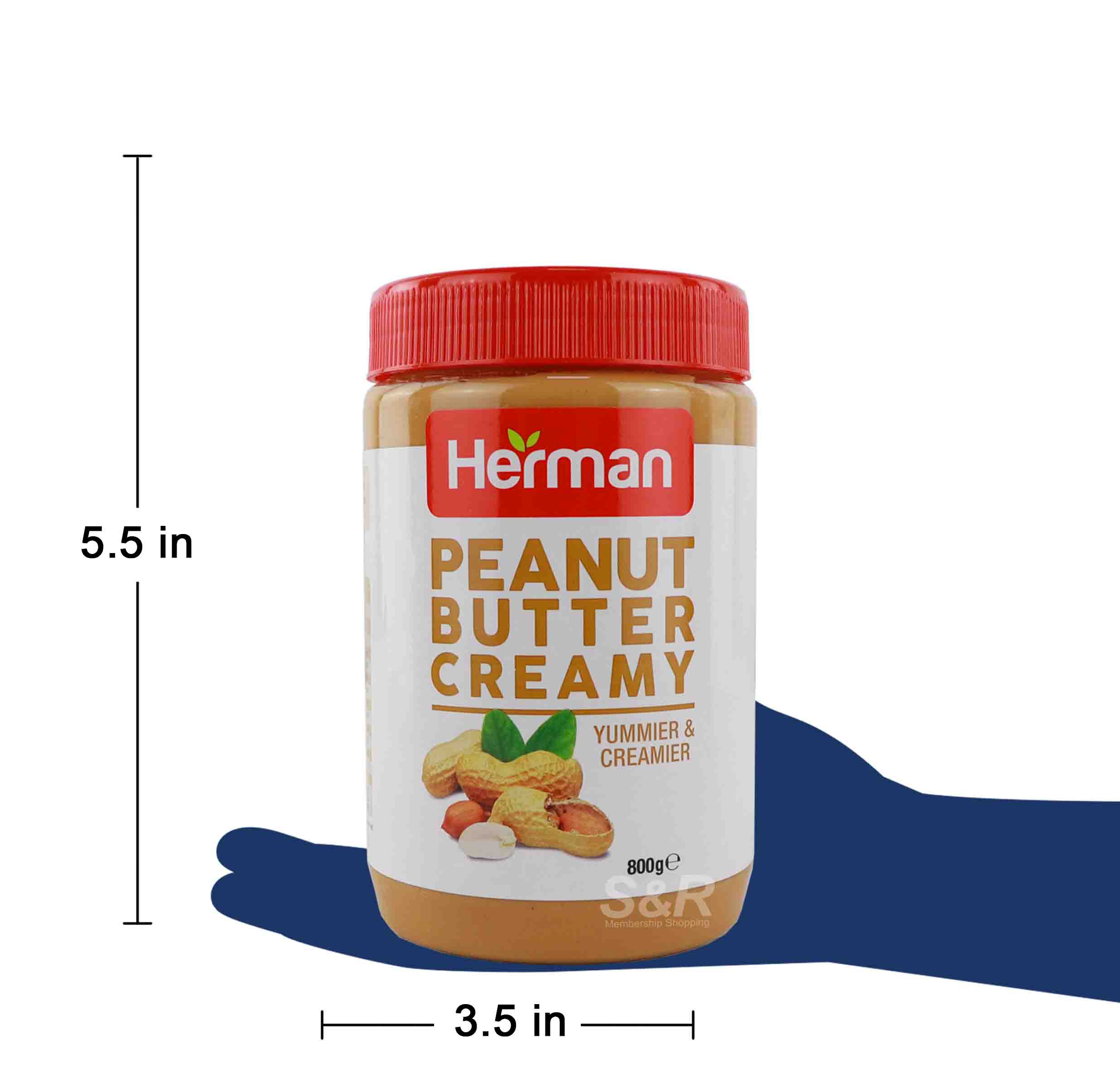 Herman Peanut Butter Creamy 800g