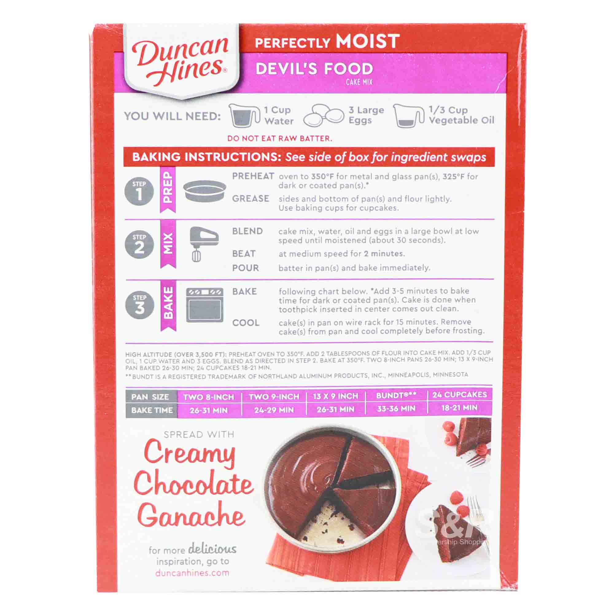 Duncan Hines Devil's Food Cake Mix