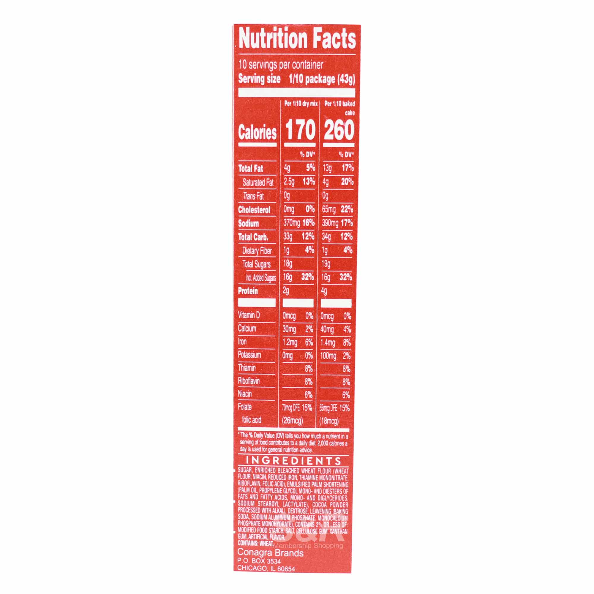 Duncan Hines Devil's Food Cake Mix