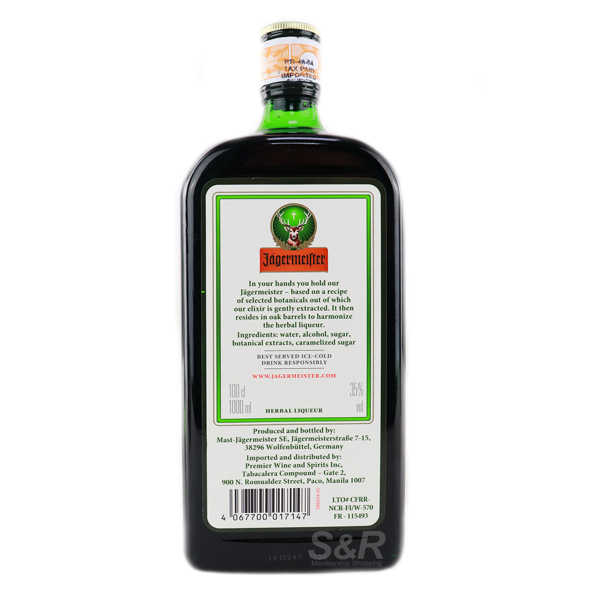 Herbal Liqueur