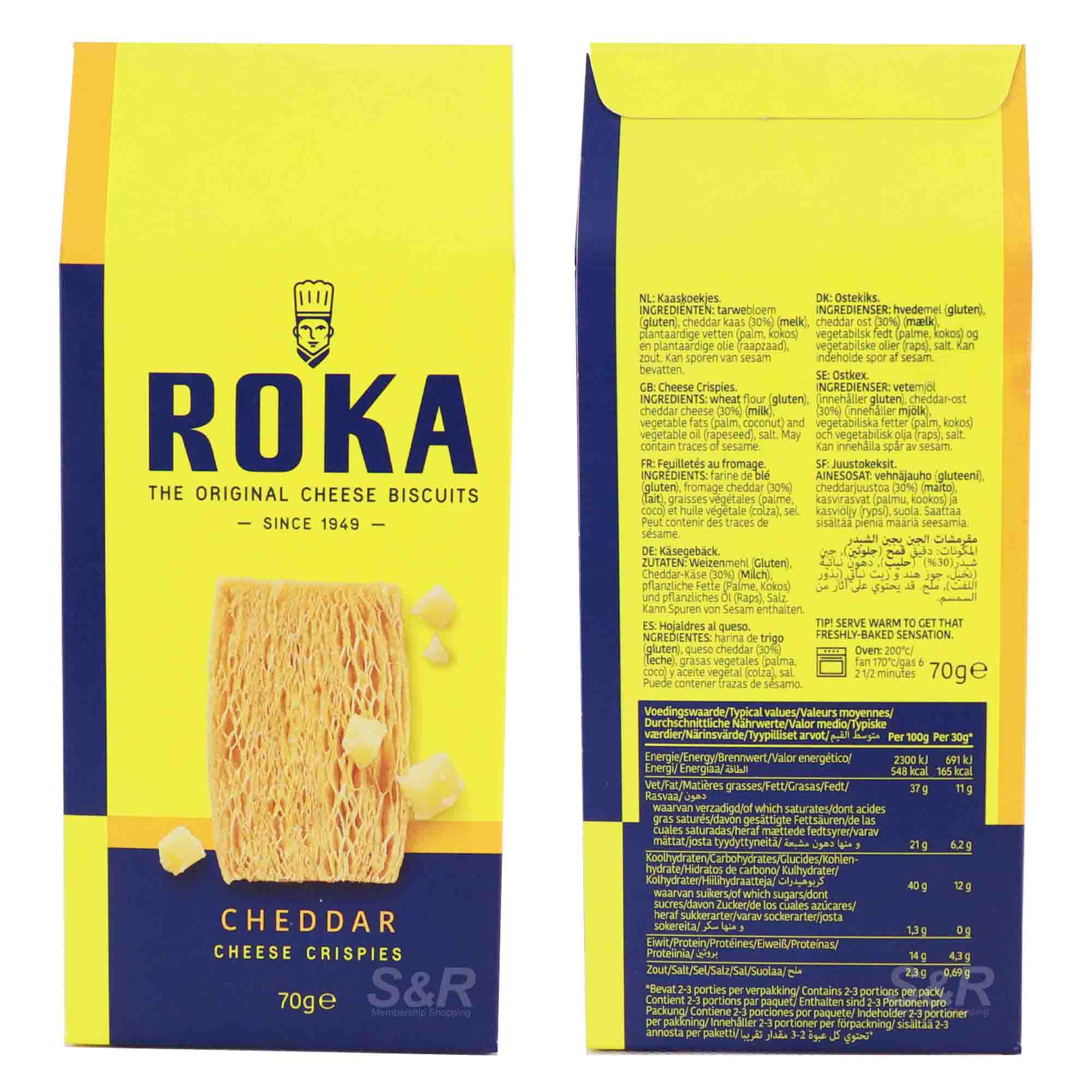 Roka Cheddar Cheese Crispies