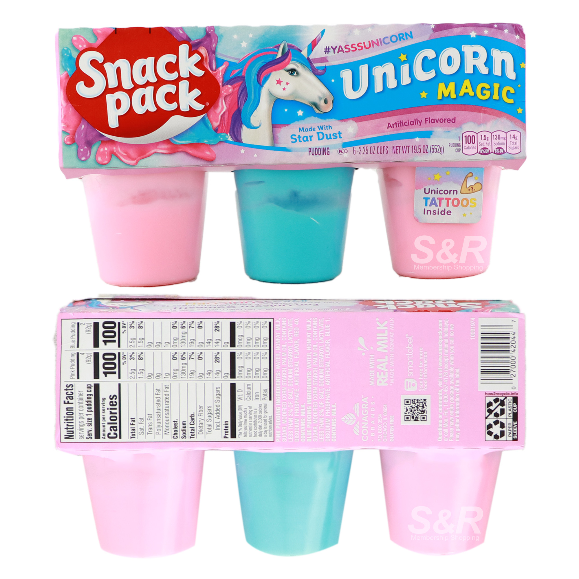 Hunt's Unicorn Magic Snack Pack