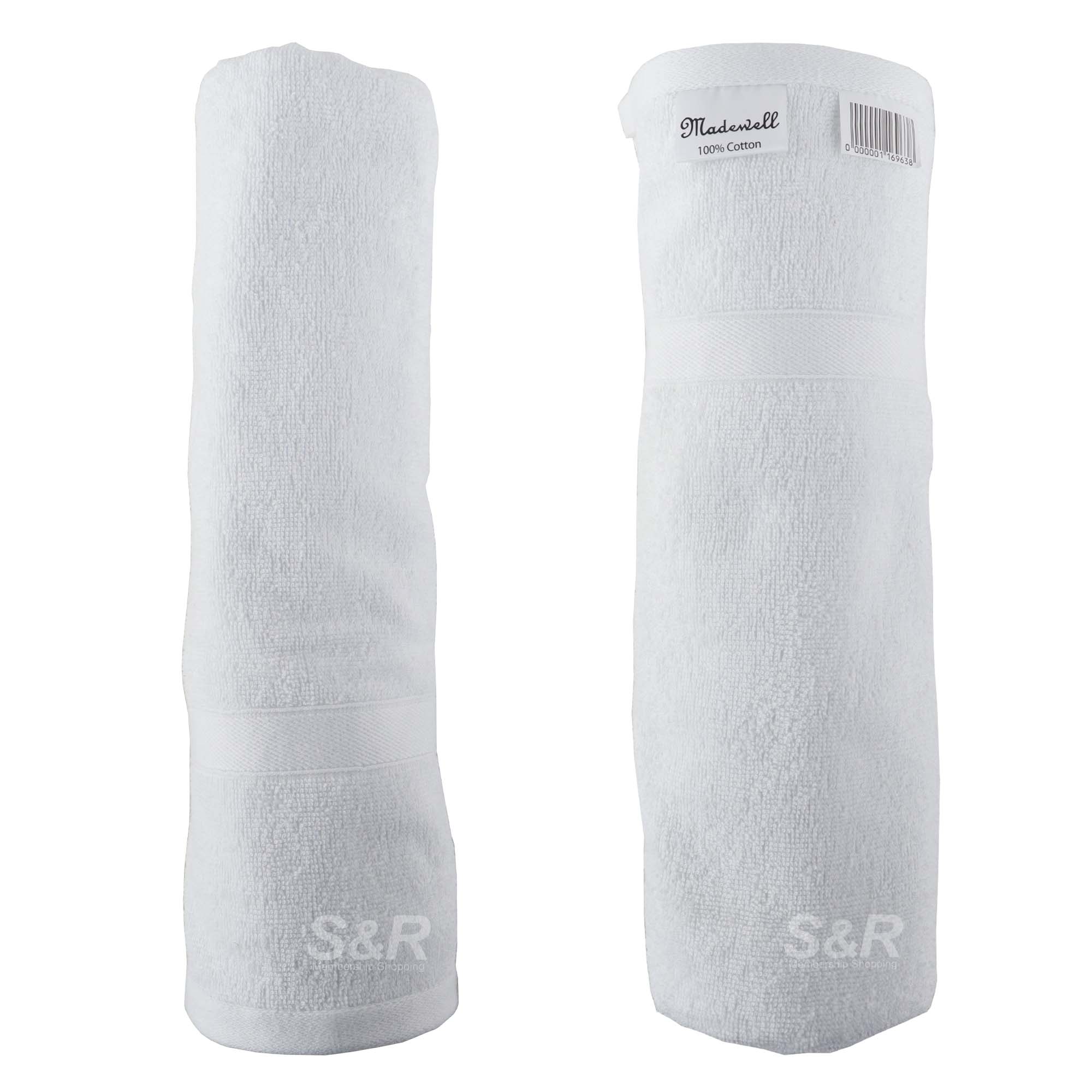 White Bath Towel