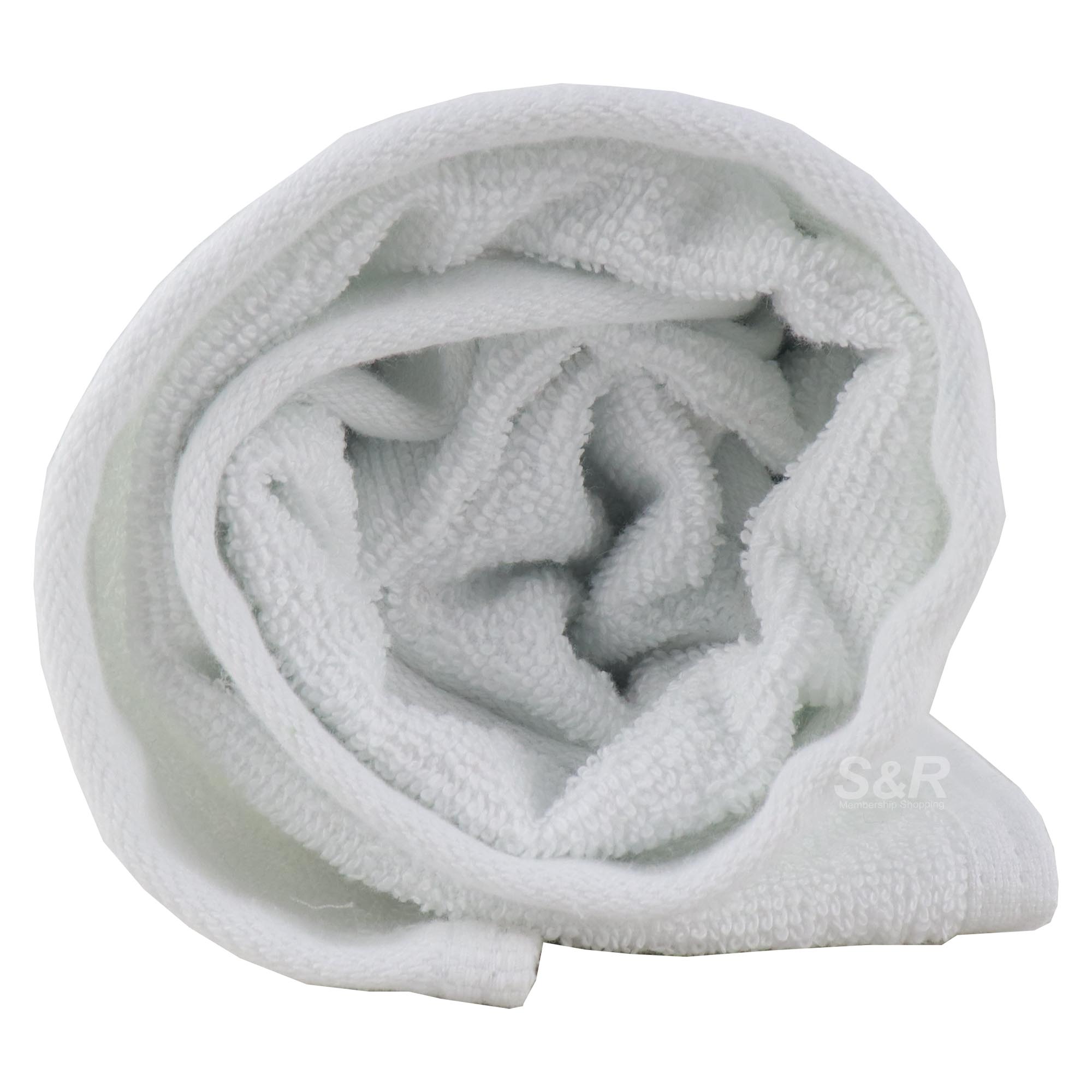 White Bath Towel