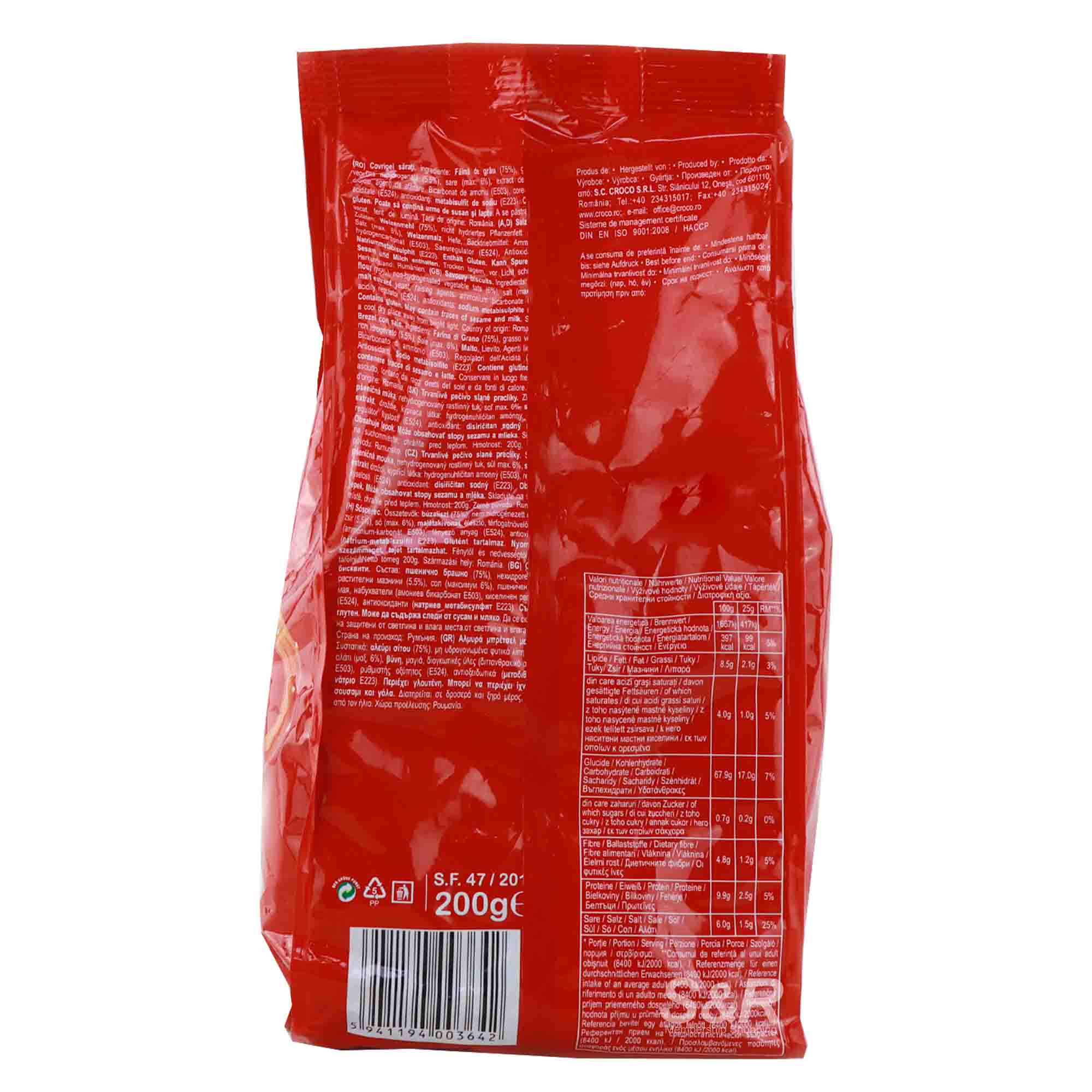 Croco Brezel Ring Salt Flavor