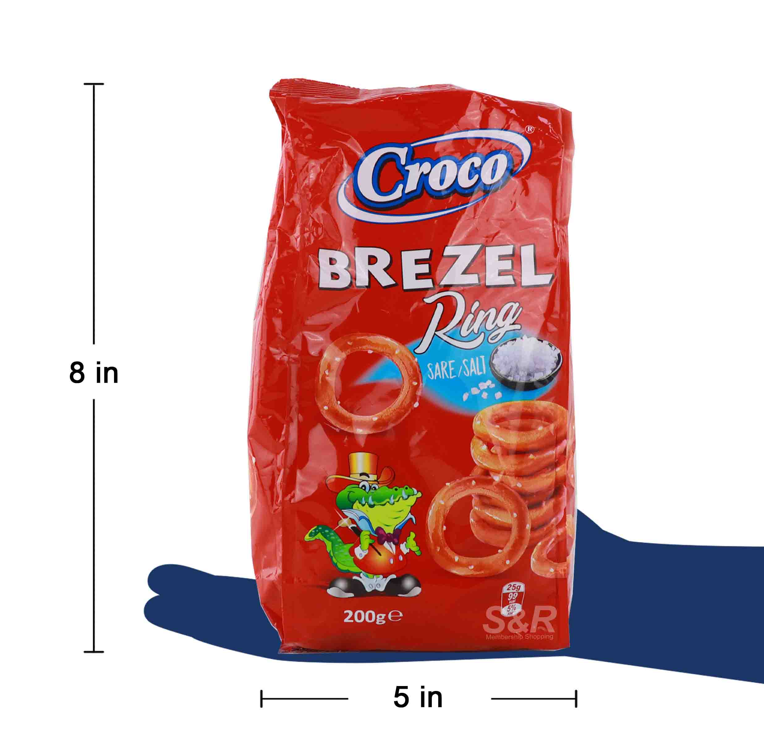 Croco Brezel Ring Salt Flavor