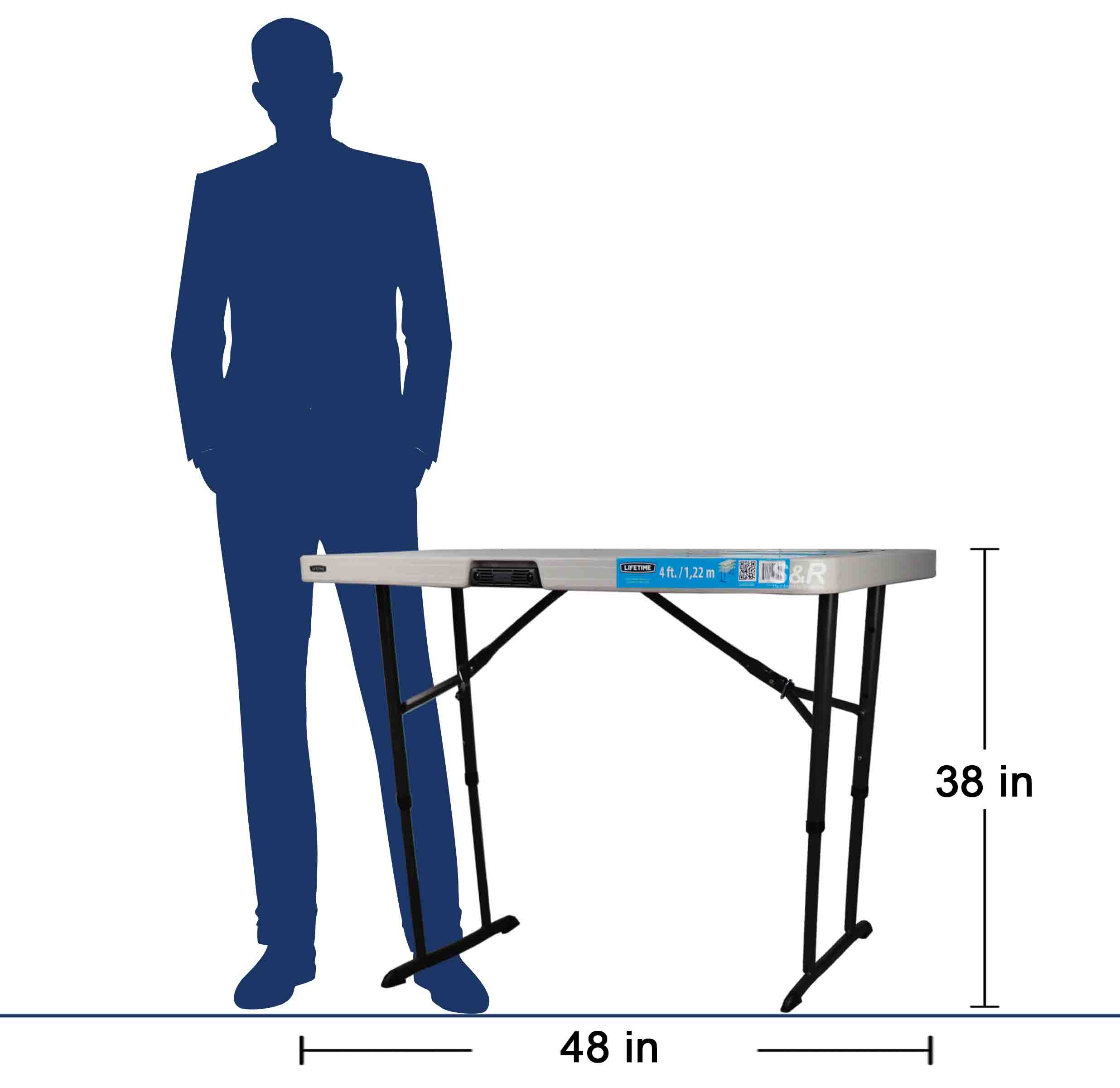 Lifetime 3-height Setting Table
