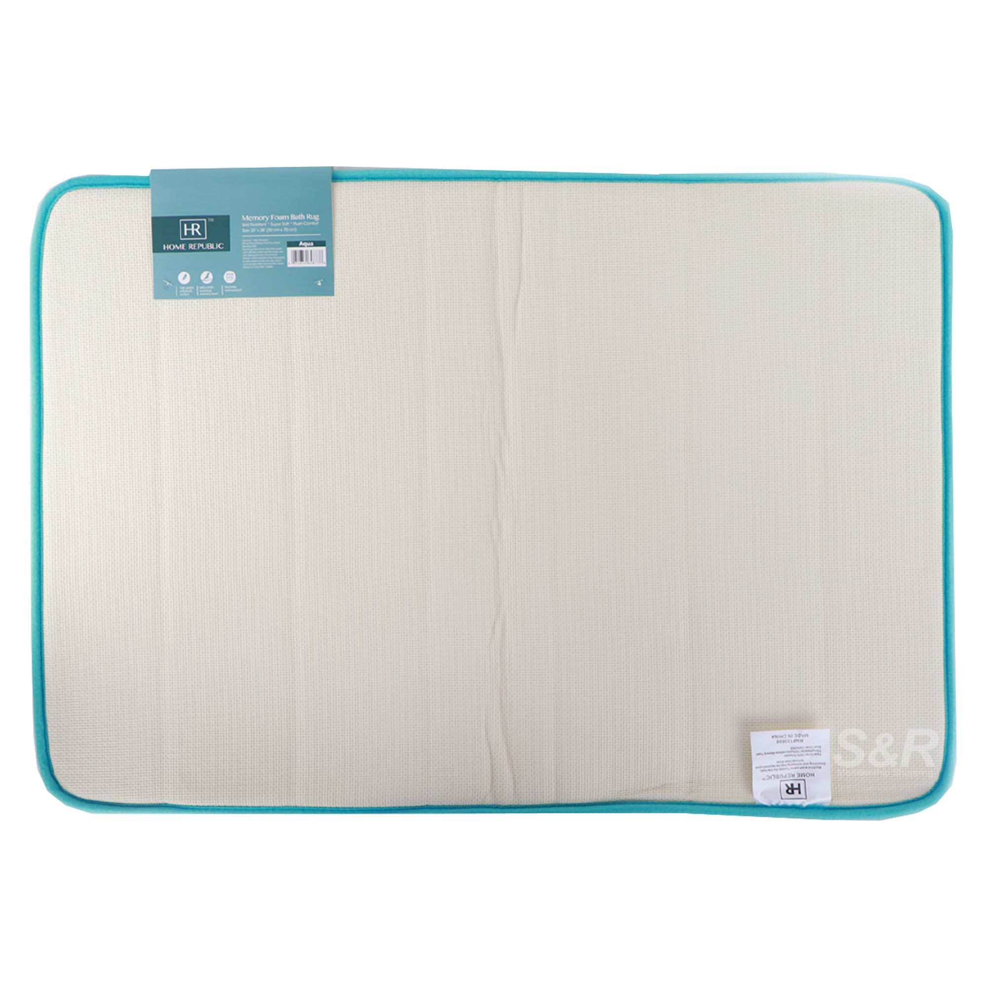 Home Republic Memory Foam Bath Rug 1pc
