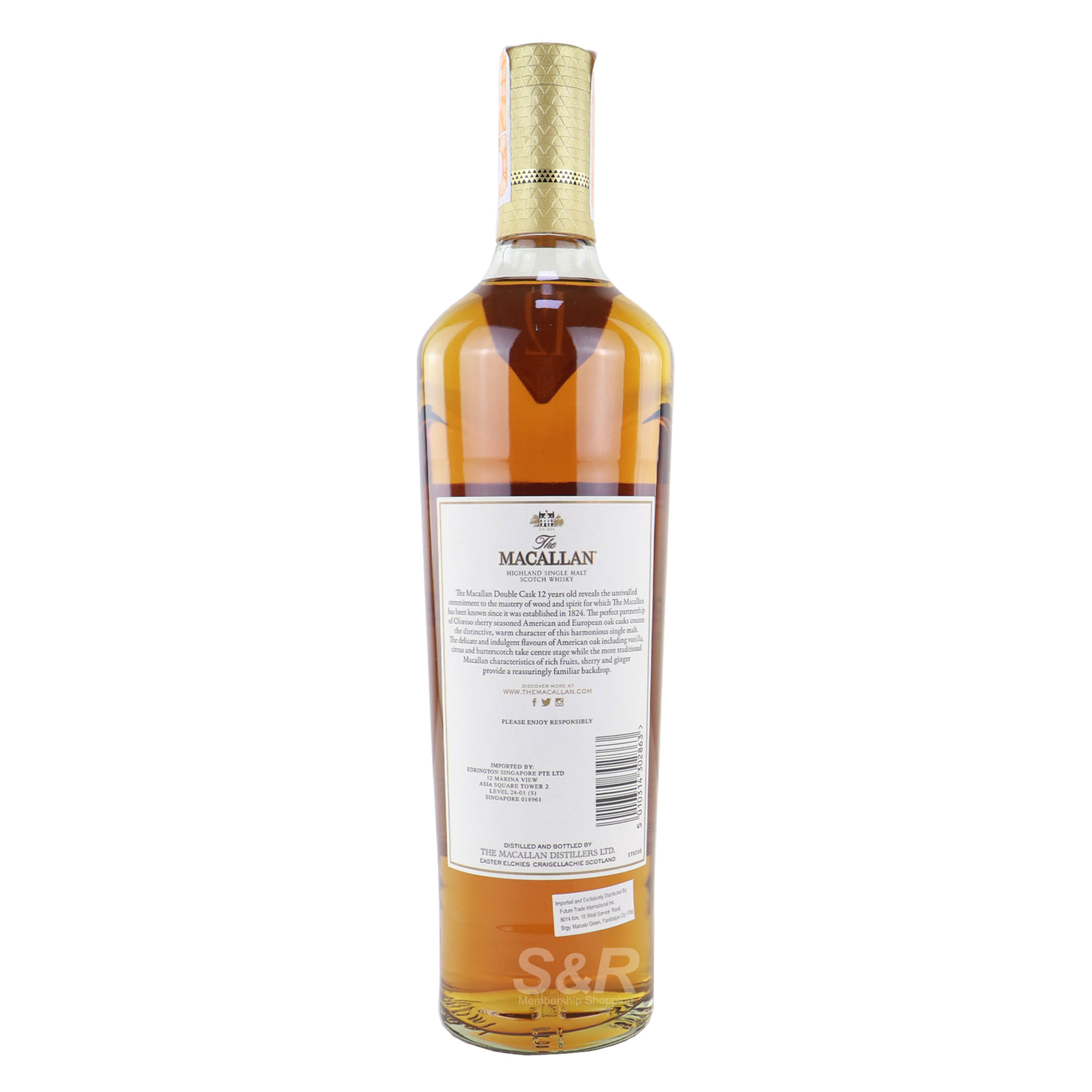 The Macallan Highland Single Malt Scotch Whisky Double Cask