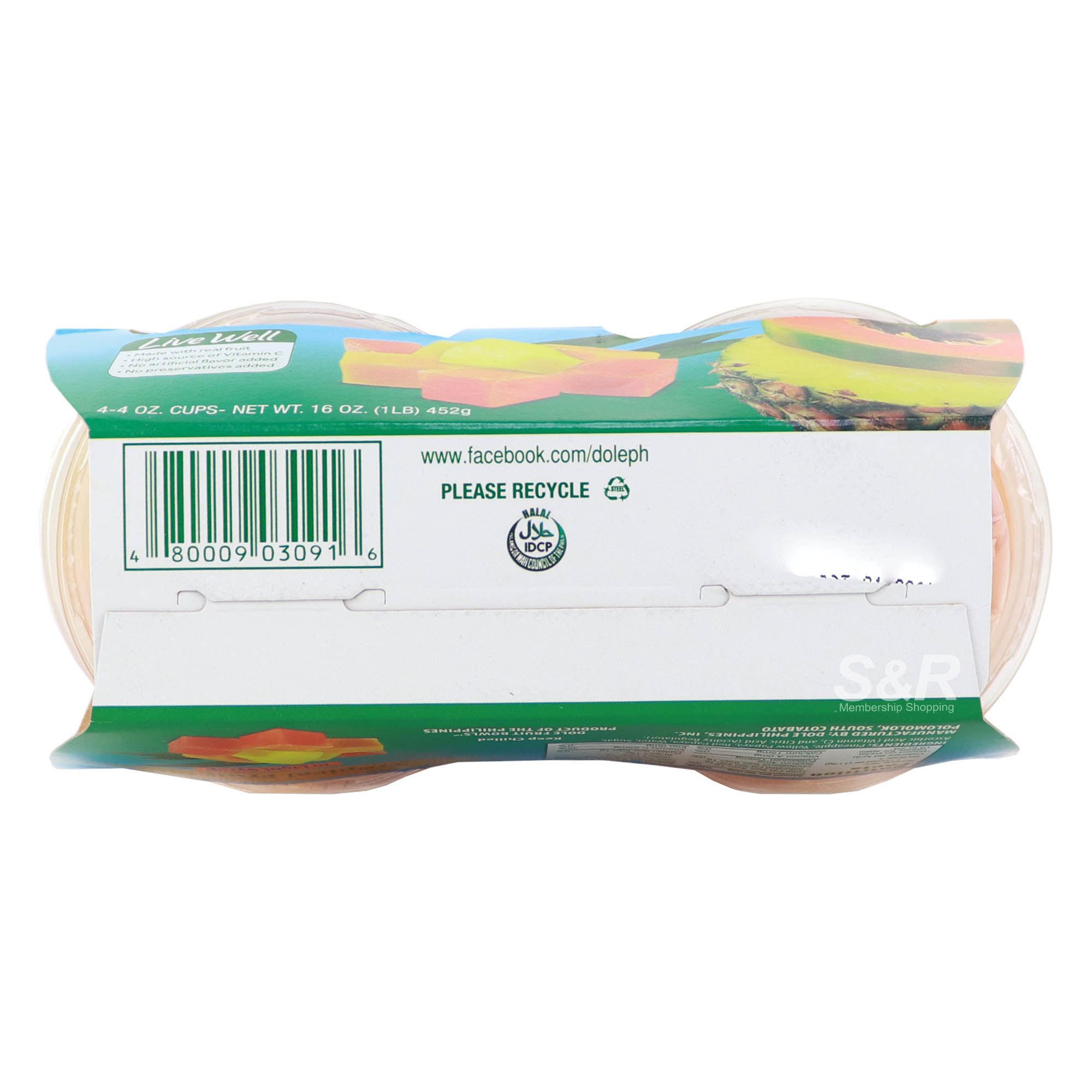 Dole Fruit Bowls Tropical Fruit Mix