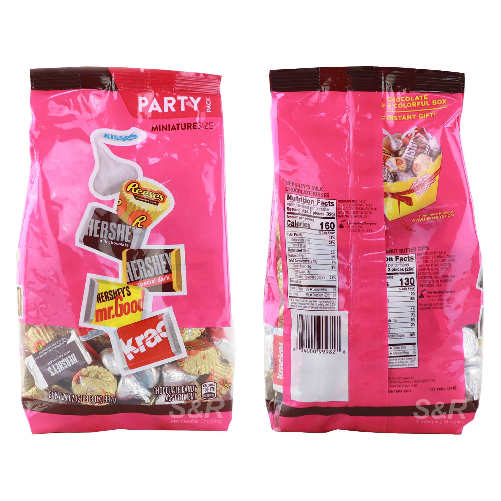 Hershey's Chocolate Candy Assortment Party Pack