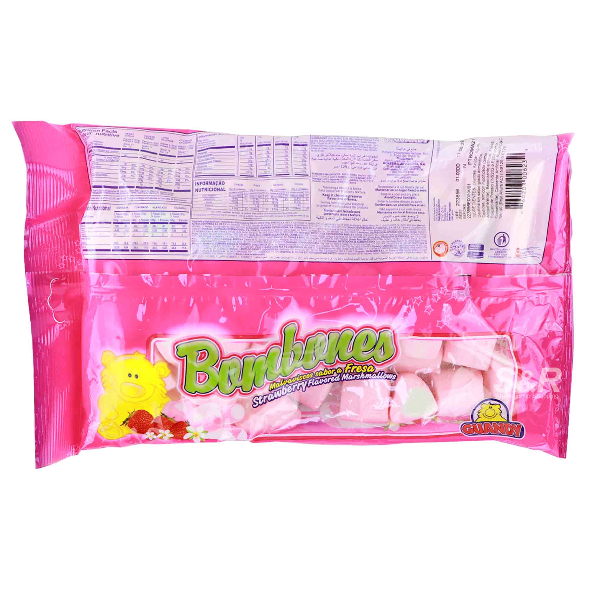Guandy Bombones Strawberry Flavored Marshmallows