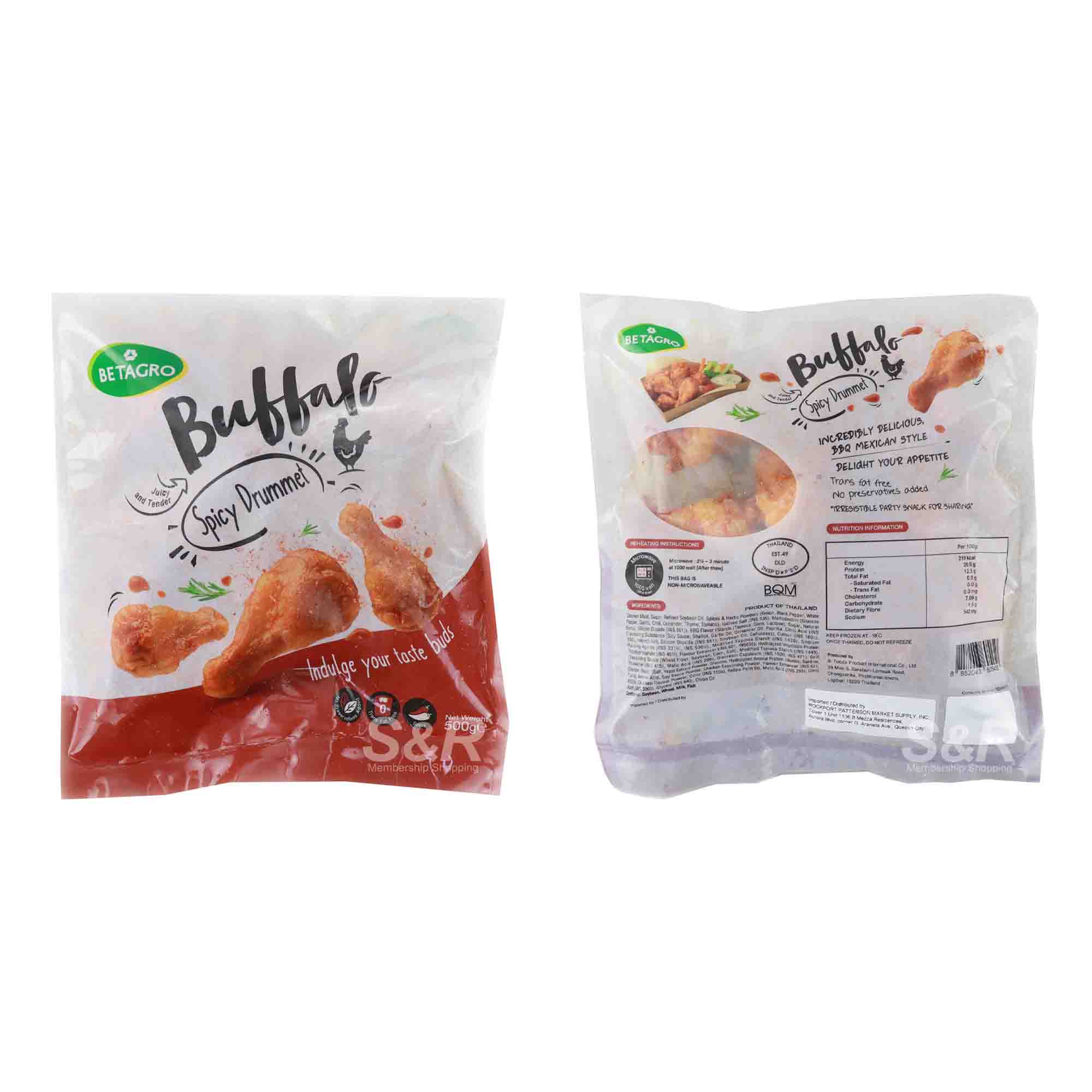 Betagro Buffalo Spicy Drummet