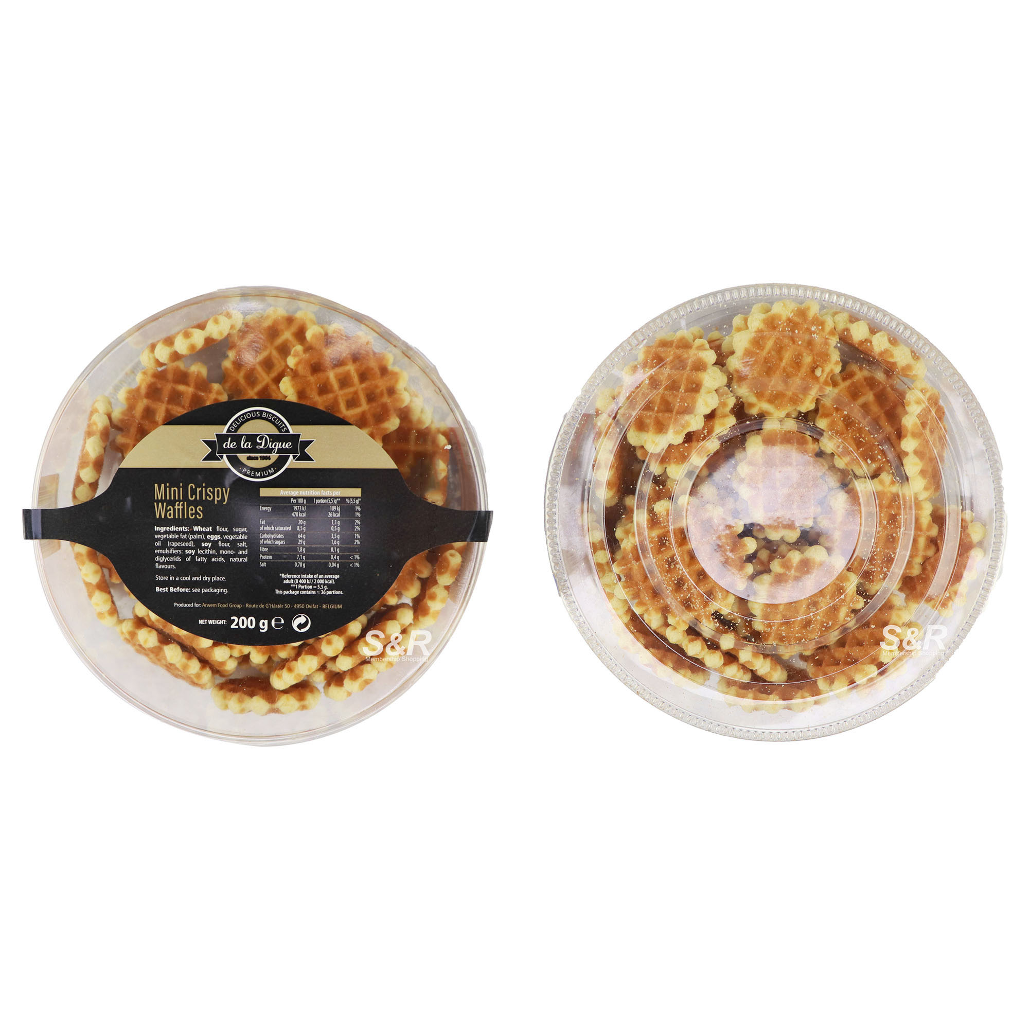 De la Digue Mini Crispy Waffles