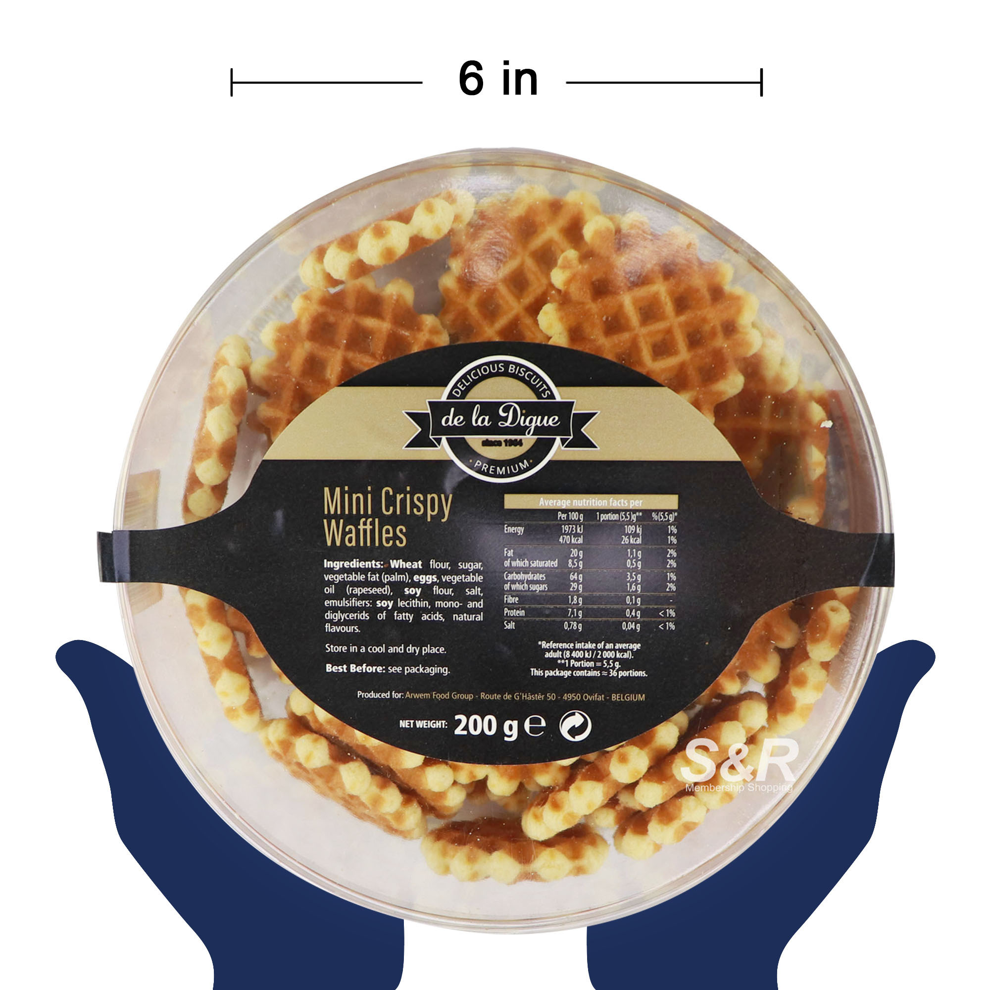 De la Digue Mini Crispy Waffles
