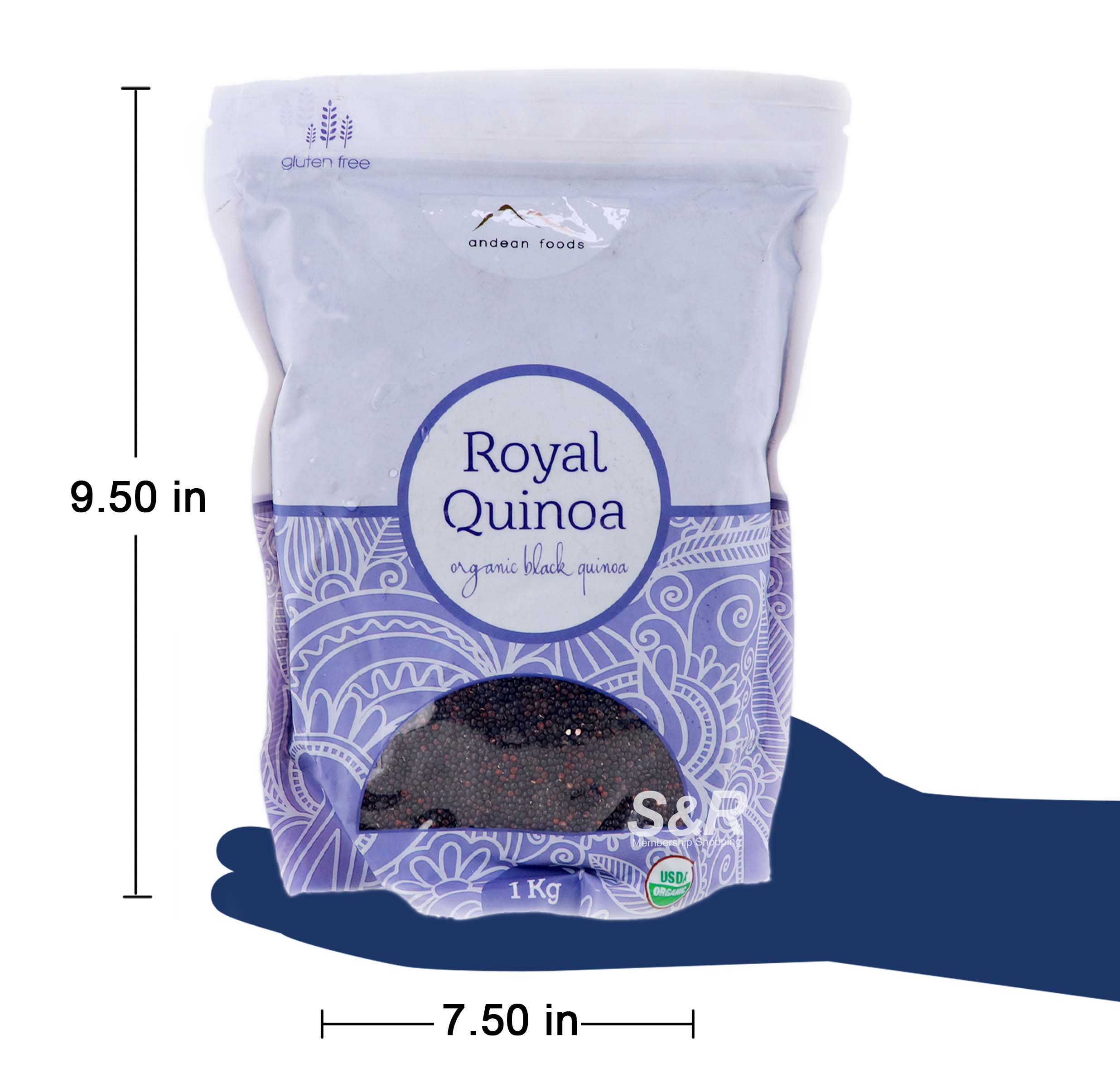 Andean Foods Organic Black Royal Quinoa