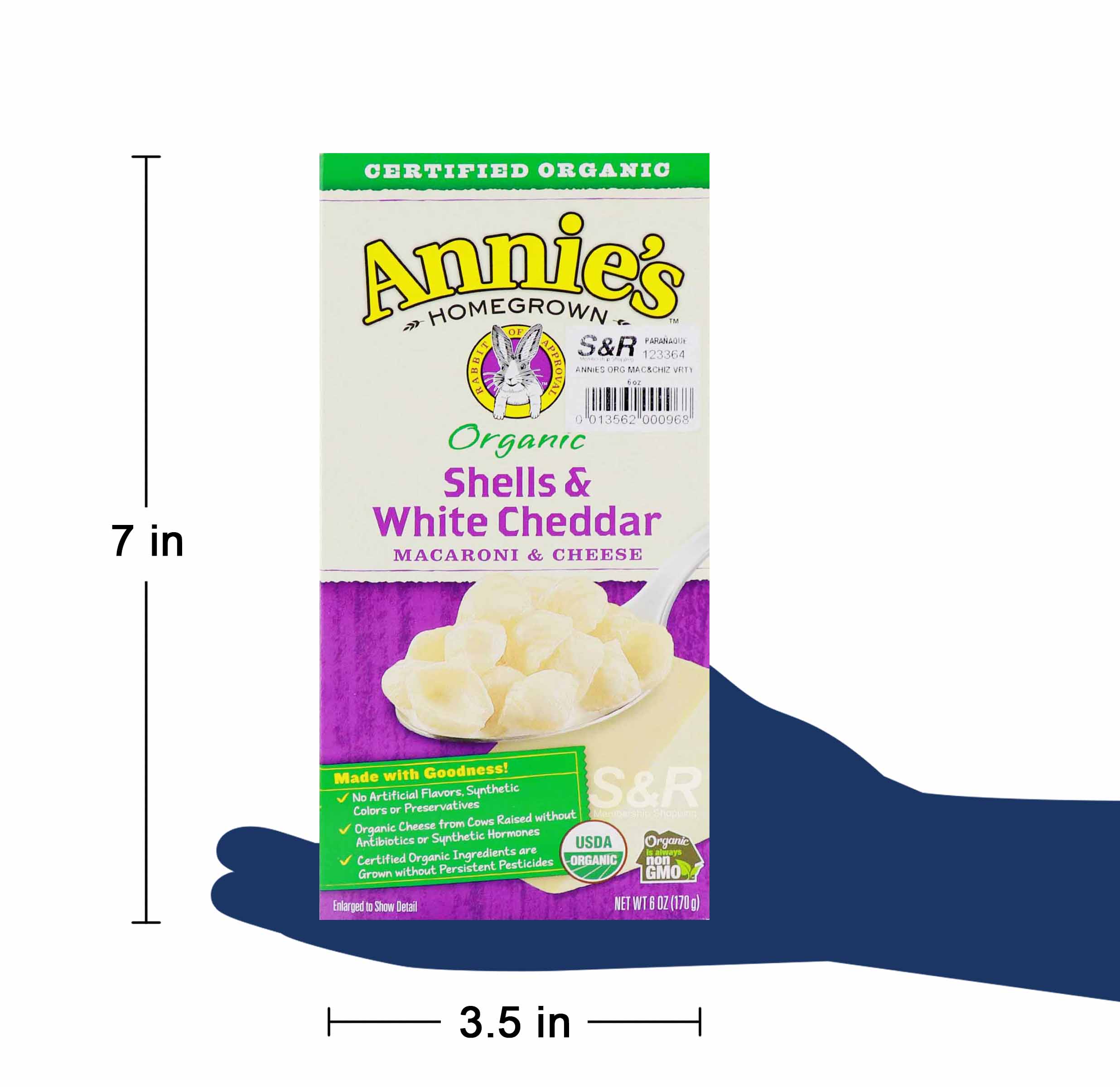 Annie's Homegrown Shells and White Cheddar Macaroni and Cheese