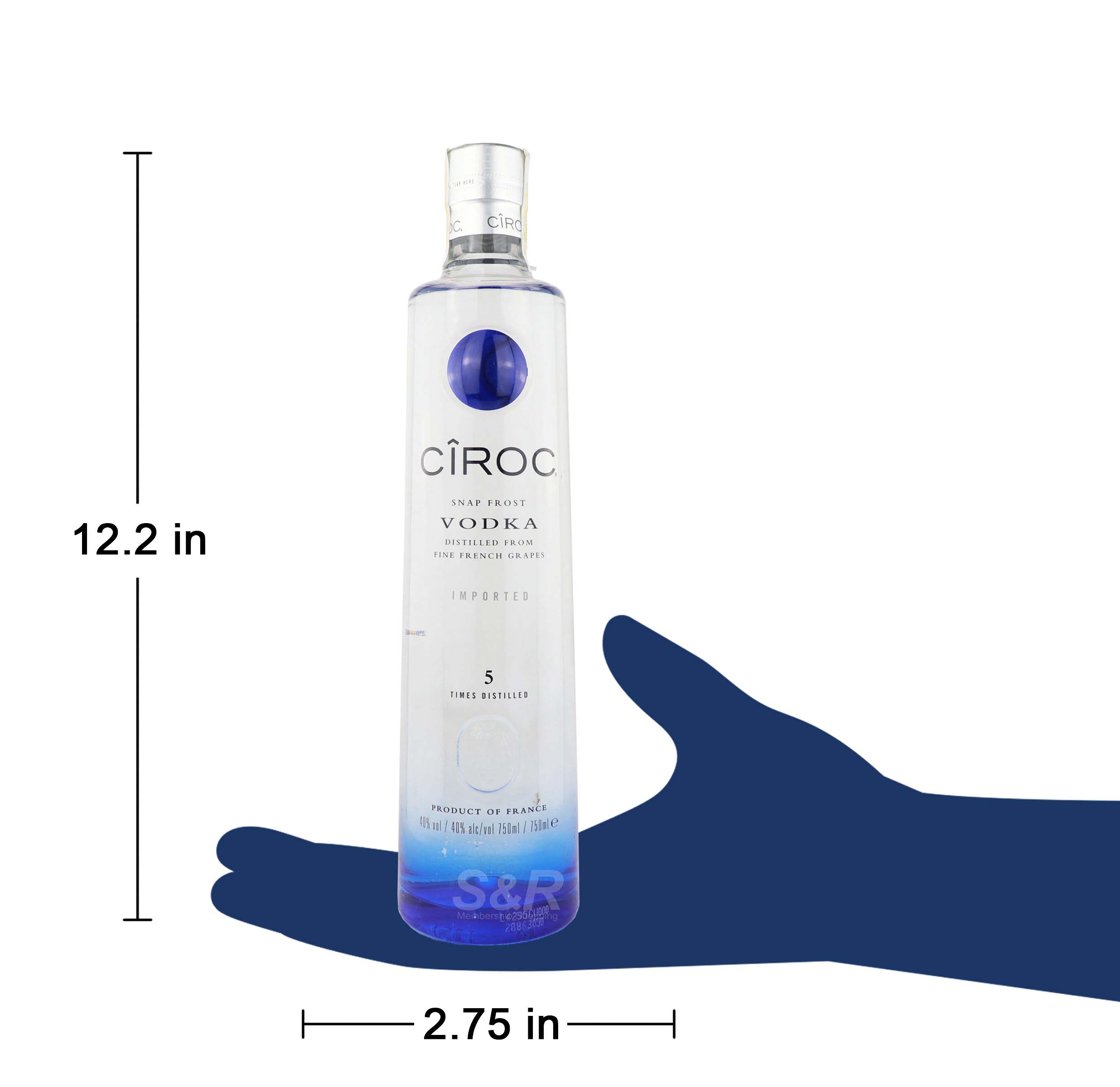 Ciroc Vodka 750mL