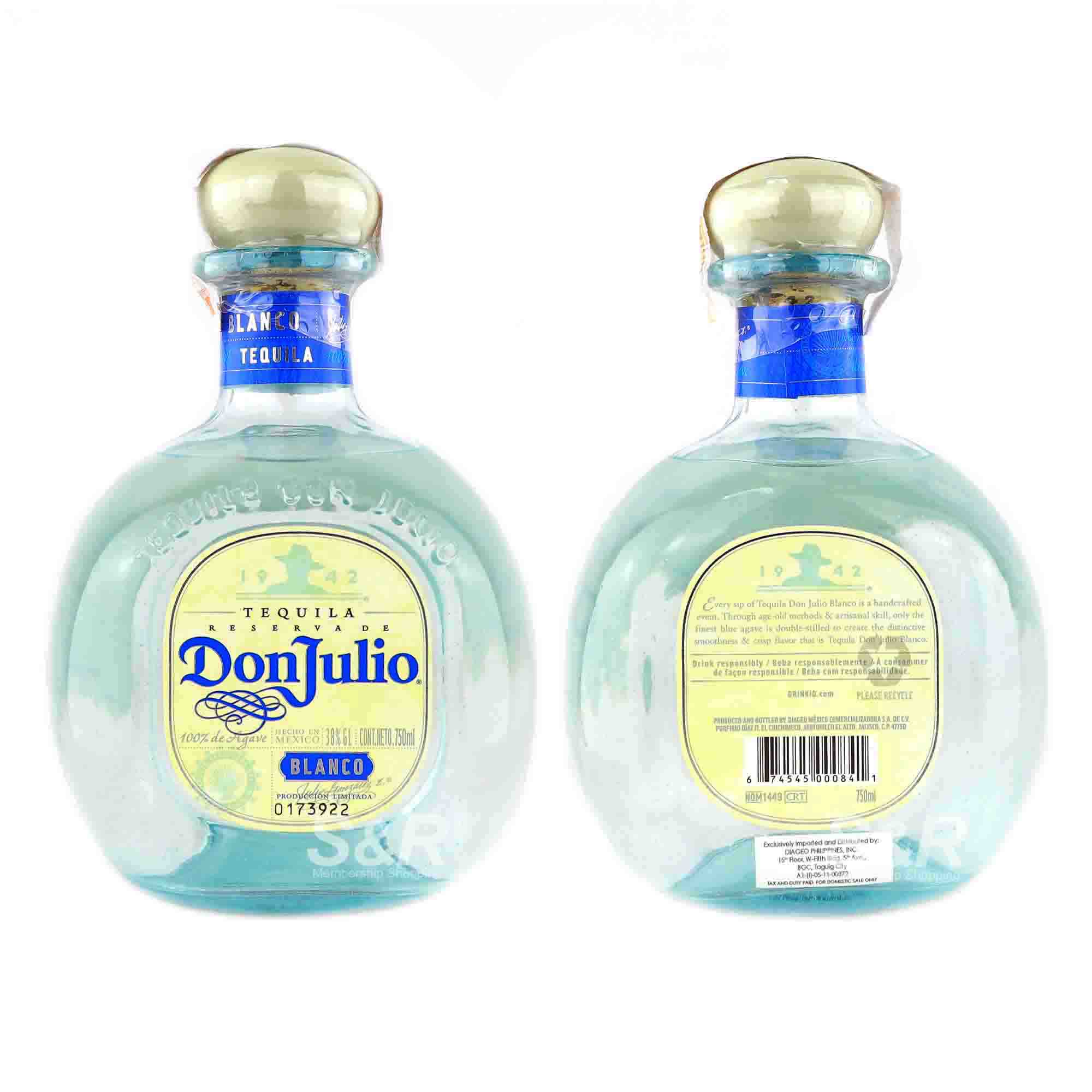 Tequila Don Julio Blanco 750mL