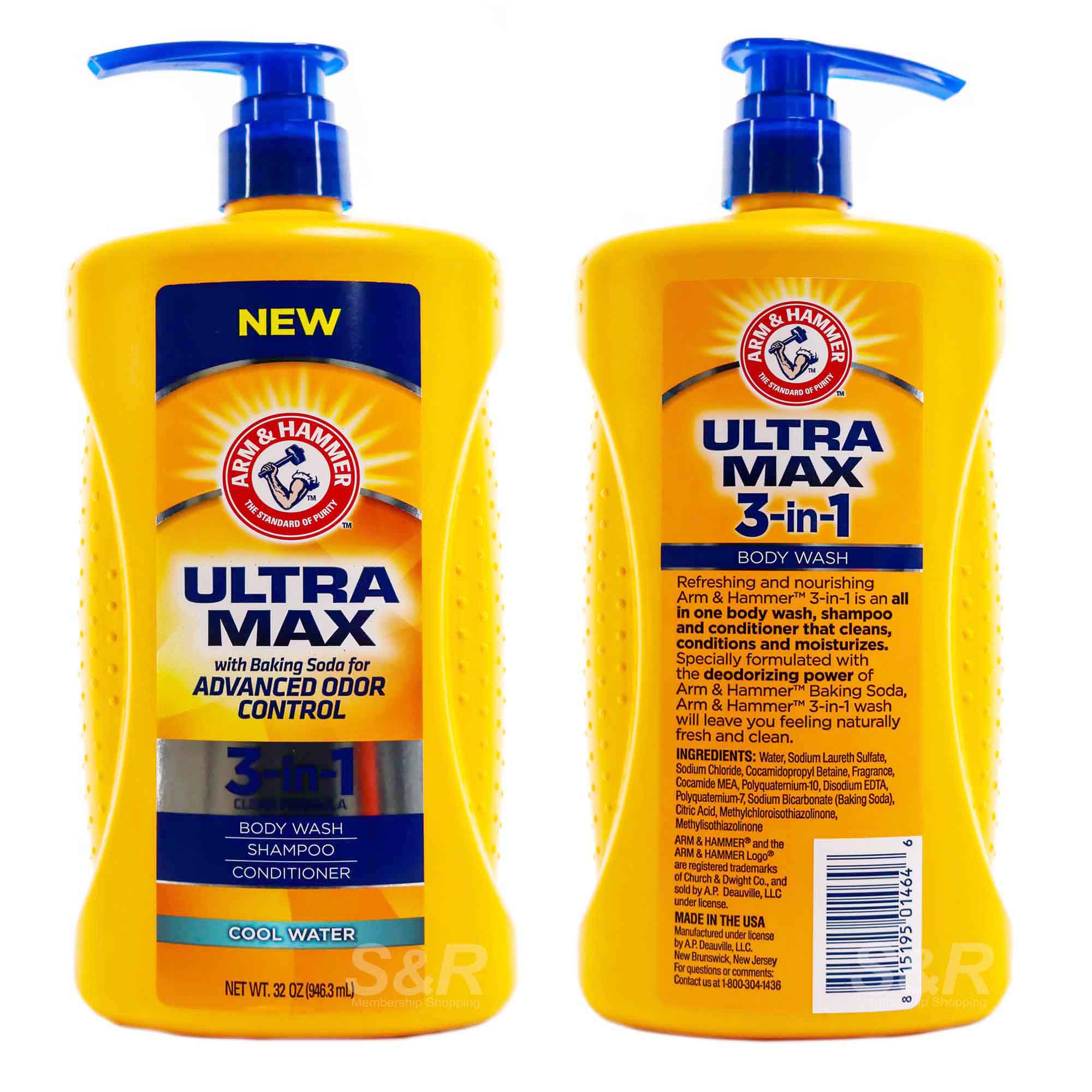 Arm & Hammer 3in1 Ultra Max Cool Water 946.3mL