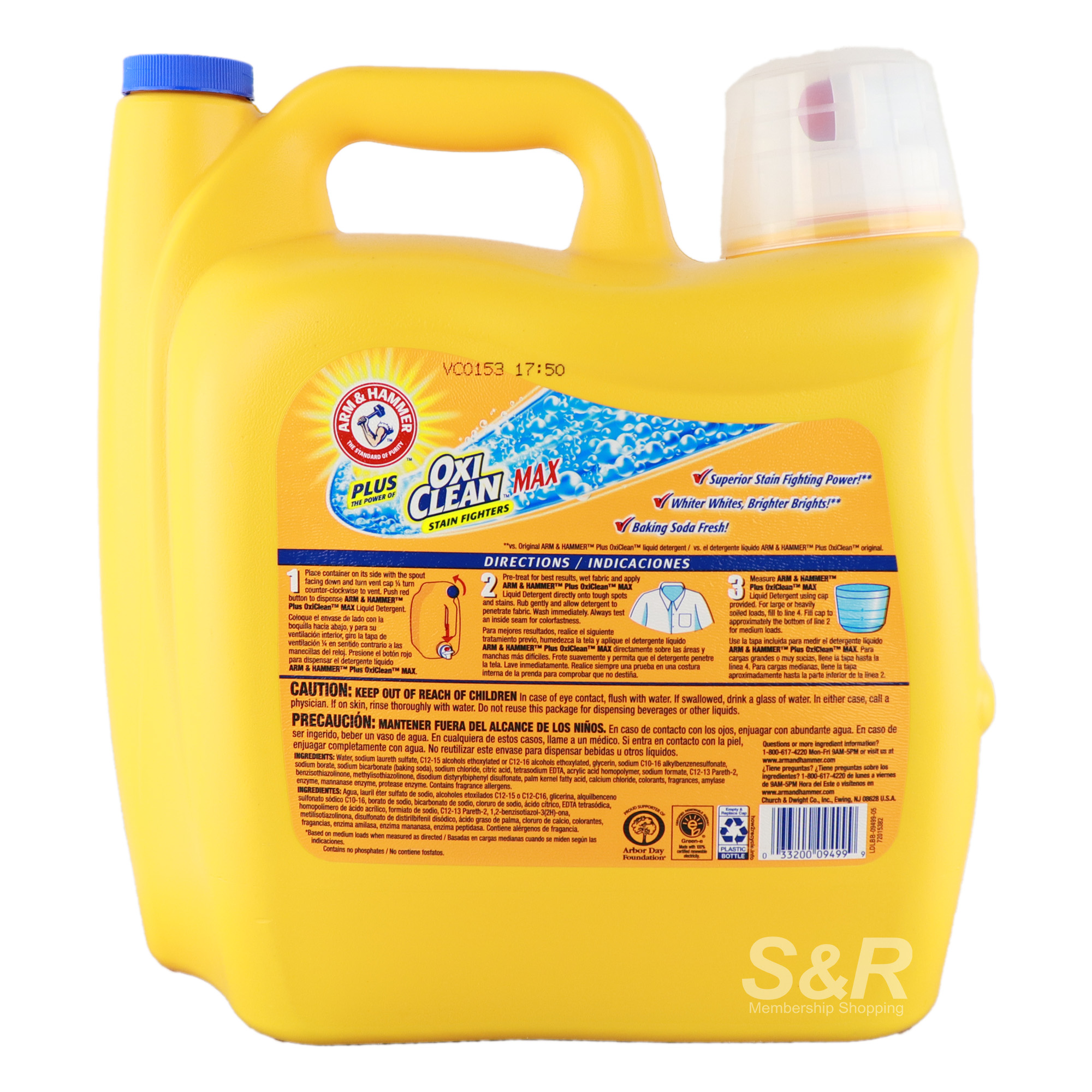 Arm & Hammer Oxi Clean Max Stain Fighters Laundry Detergent Fresh Scent