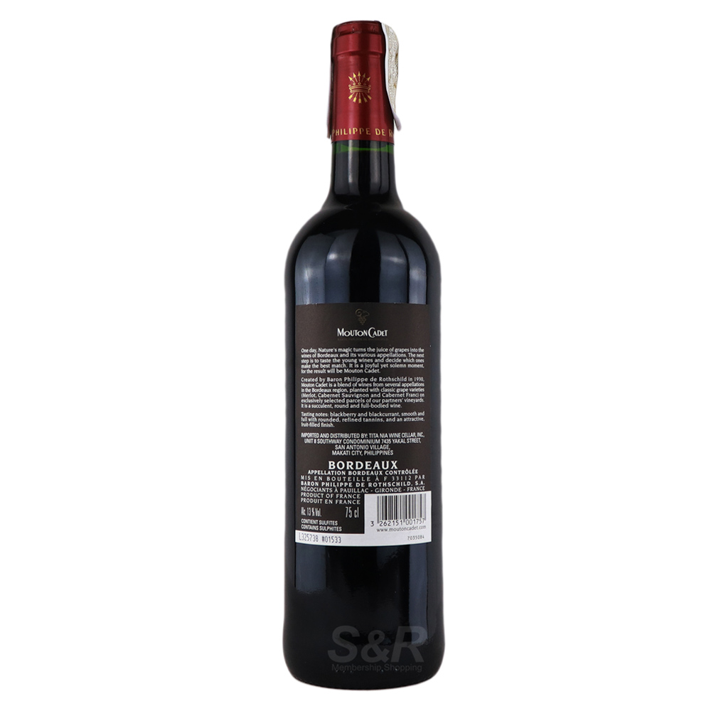 Baron Philippe De Rothschild Mouton Cade Rouge