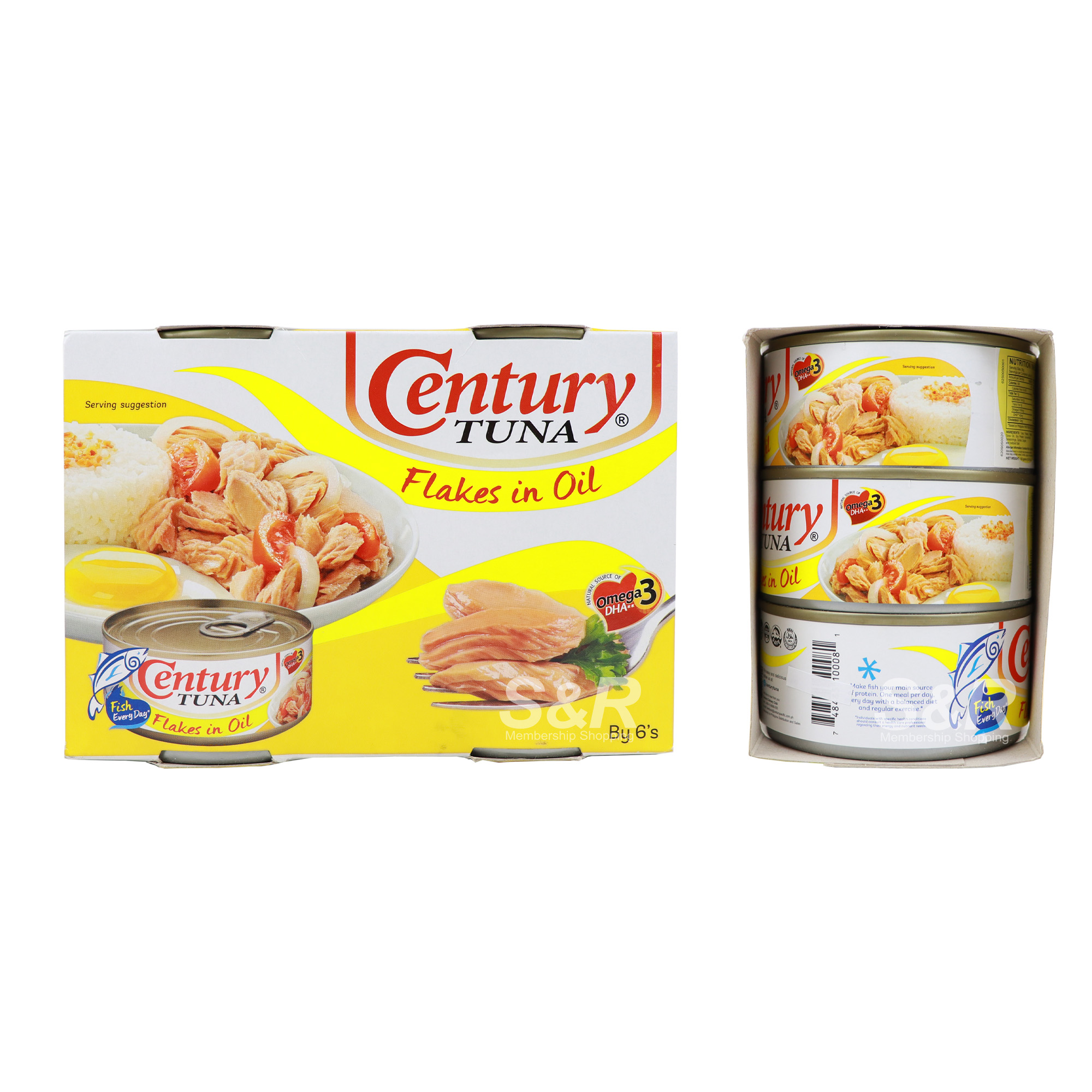 Century Tuna Flakes in Oil 6 cans
