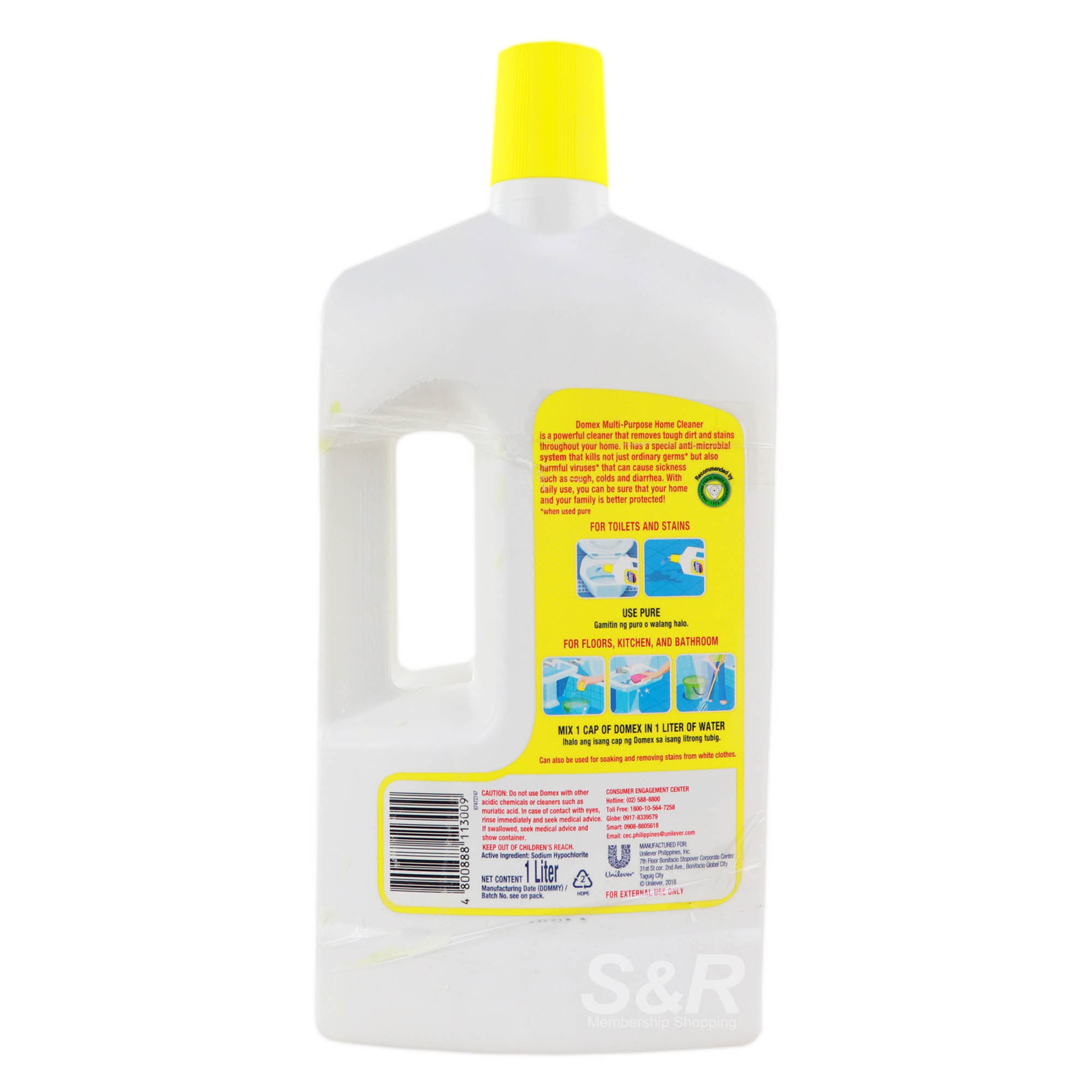 Domex MultiPurpose Home Cleaner Lemon 2 bottles