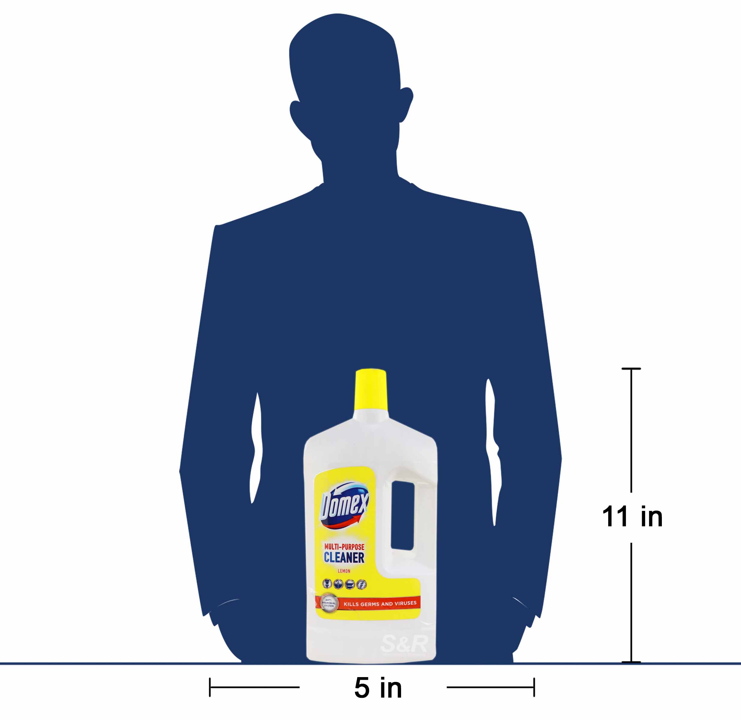 Domex MultiPurpose Home Cleaner Lemon 2 bottles